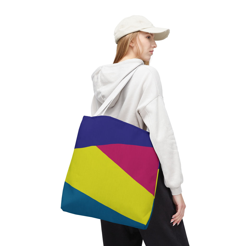 Colorblock Tote Bag