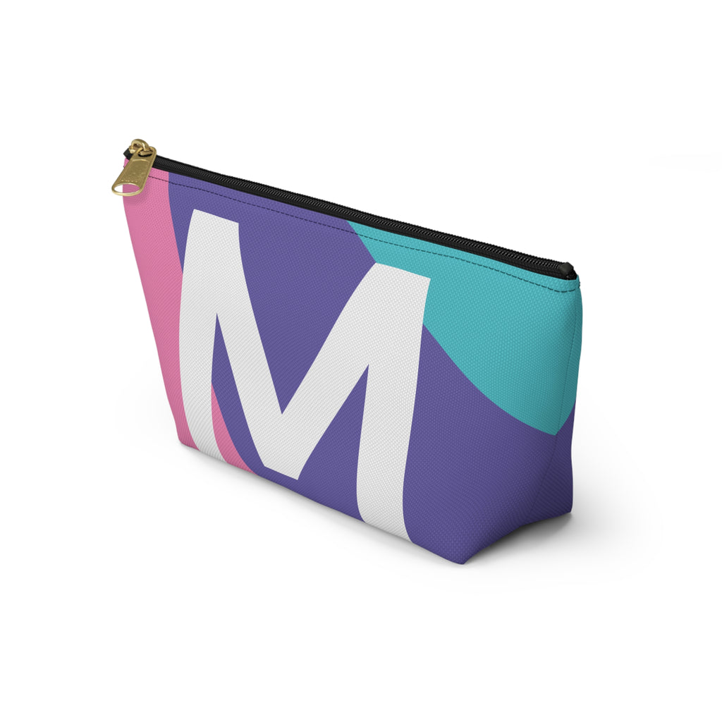 Colorblock Accessory Pouch — Monogram M T-Bottom Cosmetic Bag
