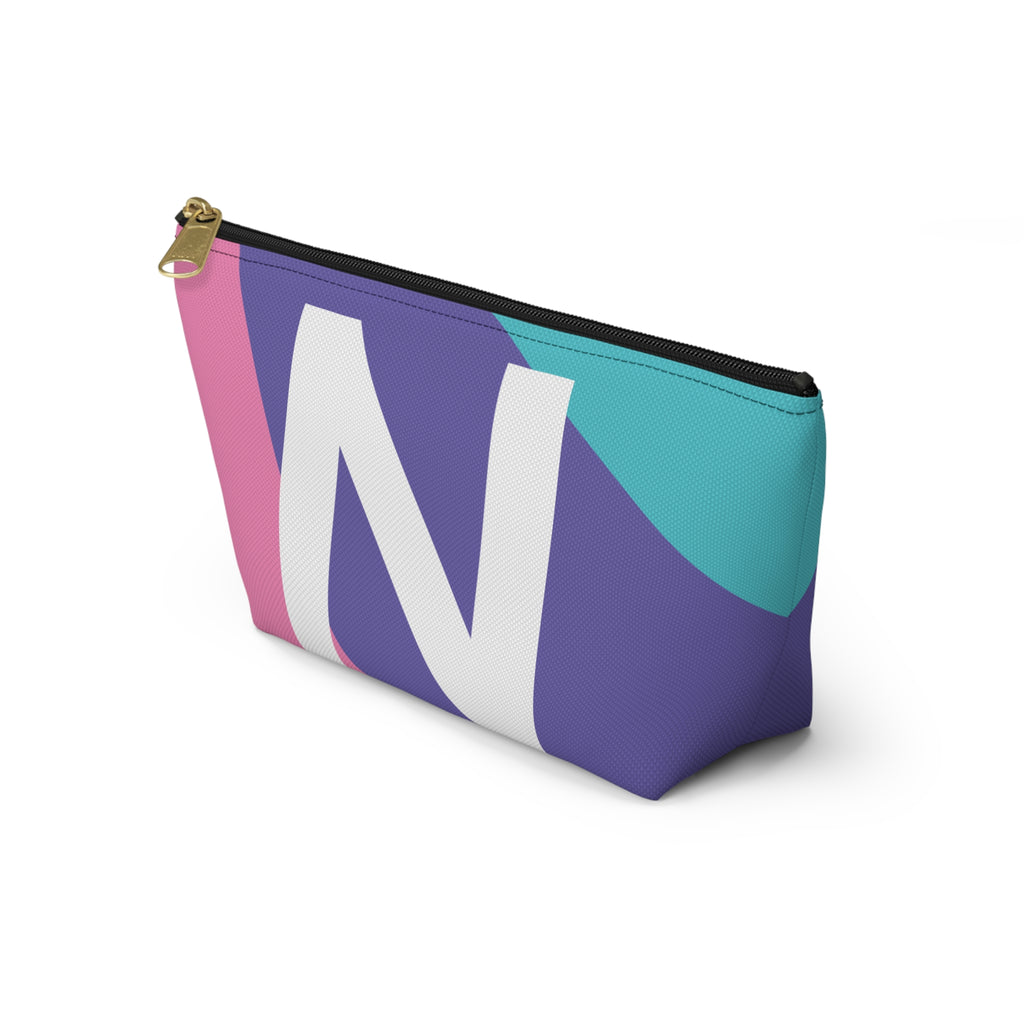 Colorblock Accessory Pouch — Monogram N T-Bottom Cosmetic Bag