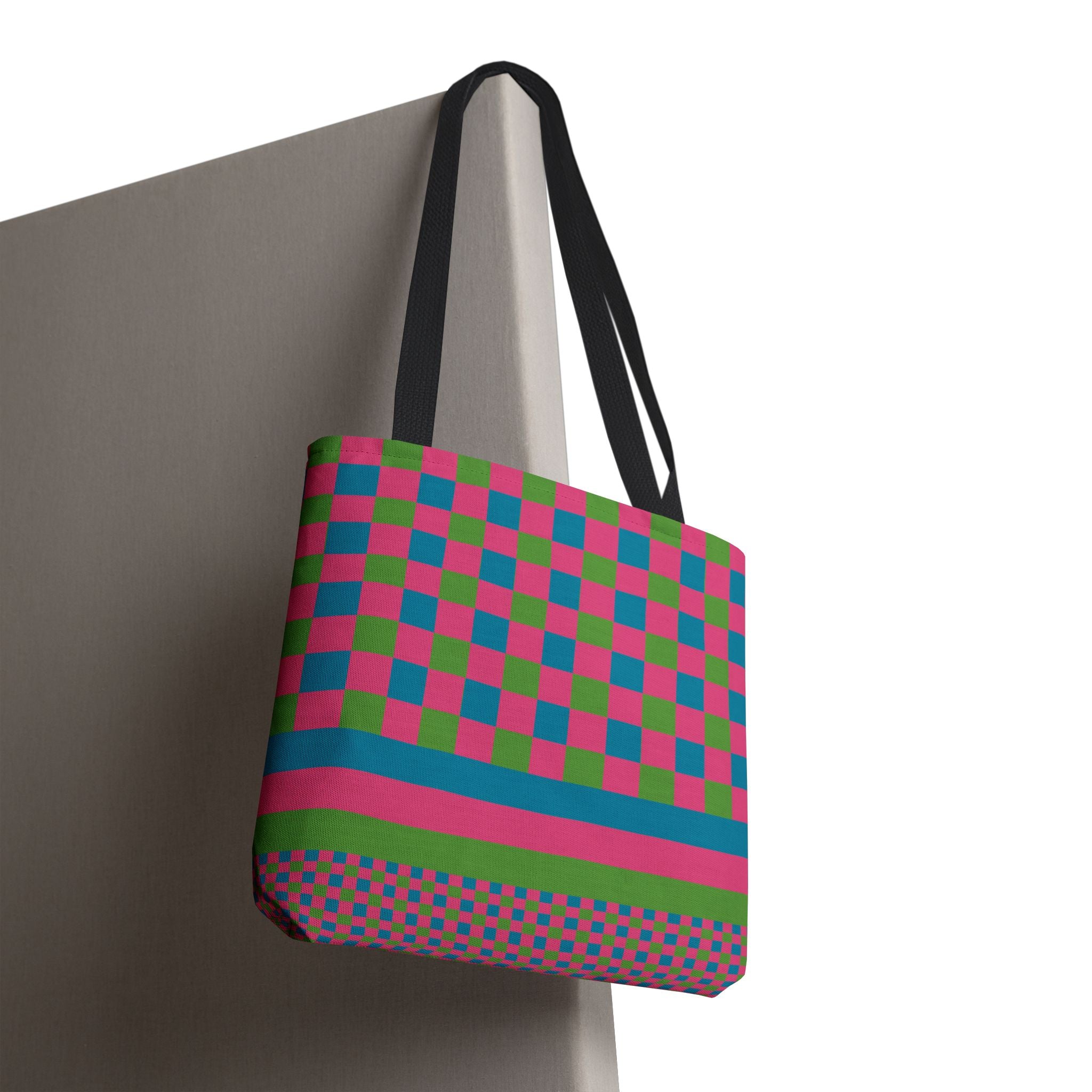 Colorblock Tote Bag