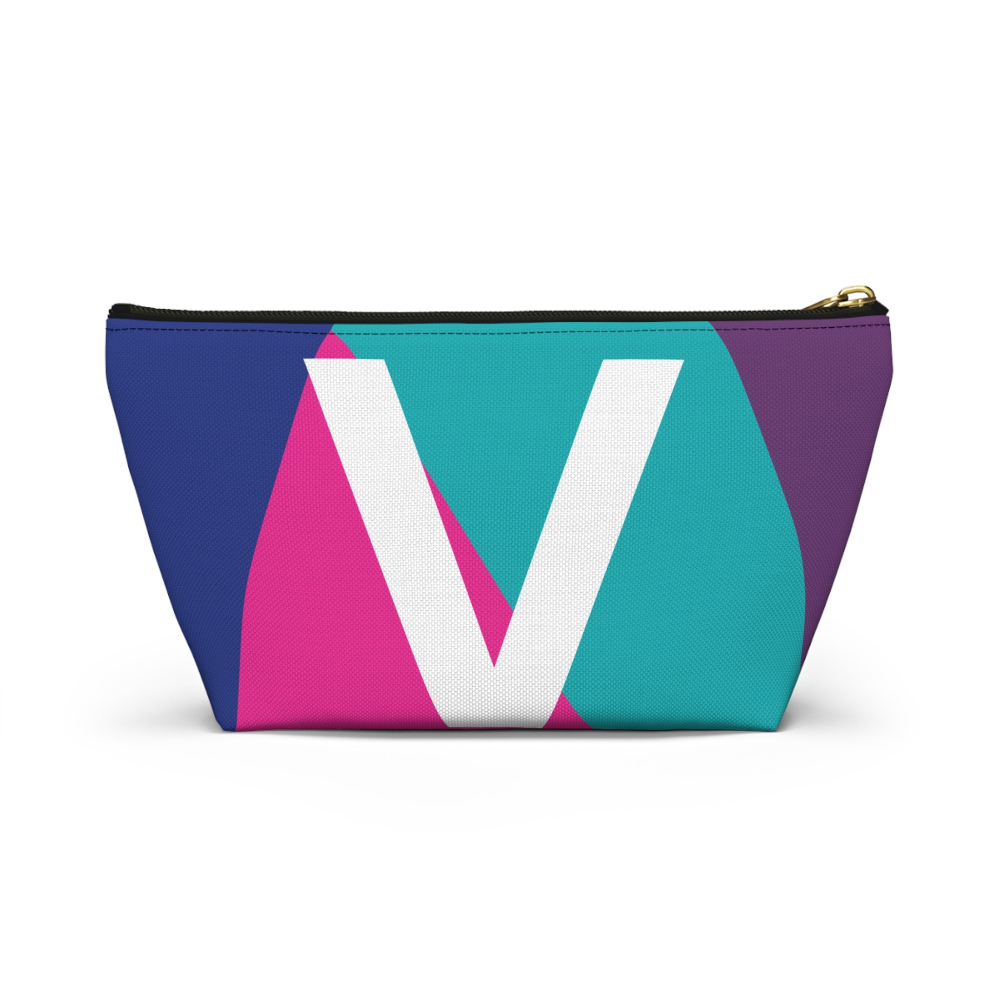 Colorblock Accessory Pouch — Monogram V T-Bottom Cosmetic Bag