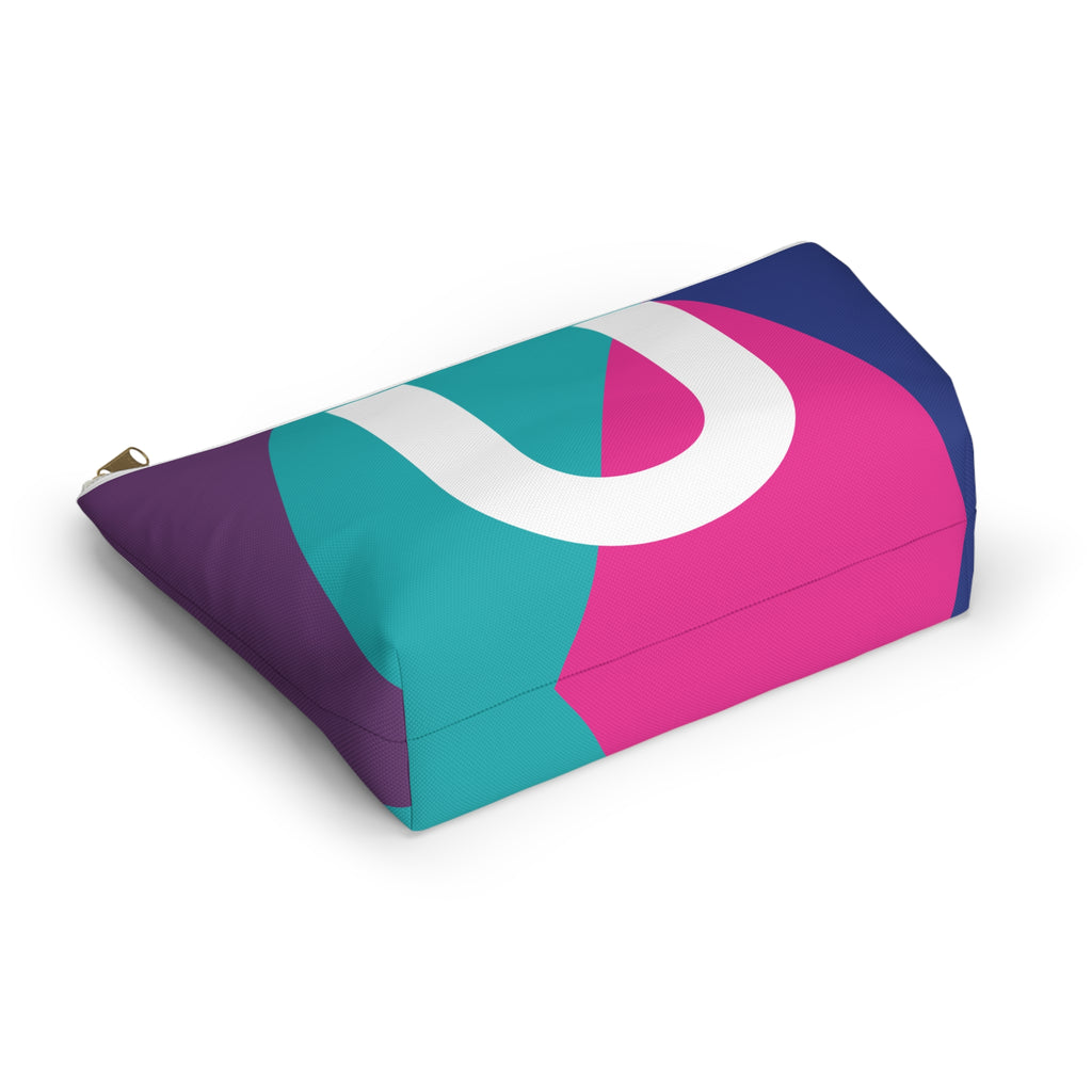 Colorblock Accessory Pouch — Monogram U T-Bottom Cosmetic Bag