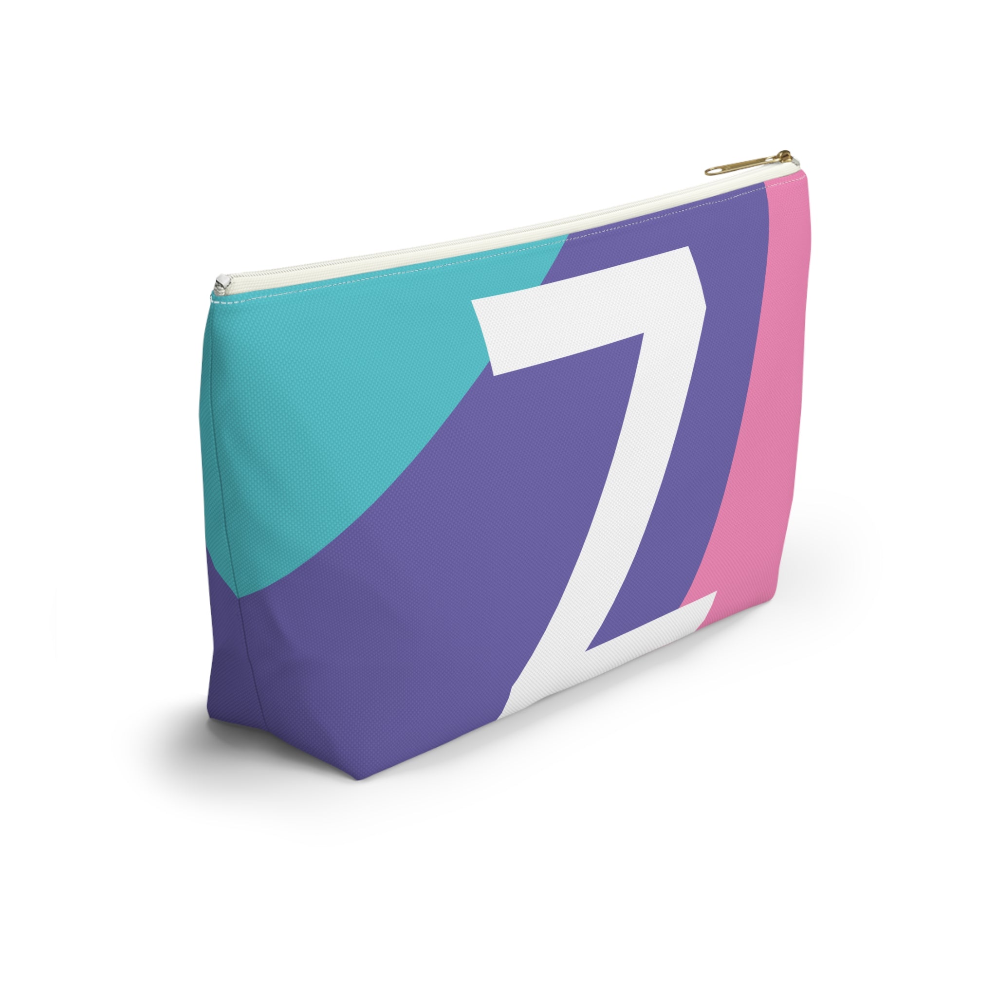 Colorblock Accessory Pouch — Monogram Z T-Bottom Cosmetic Bag