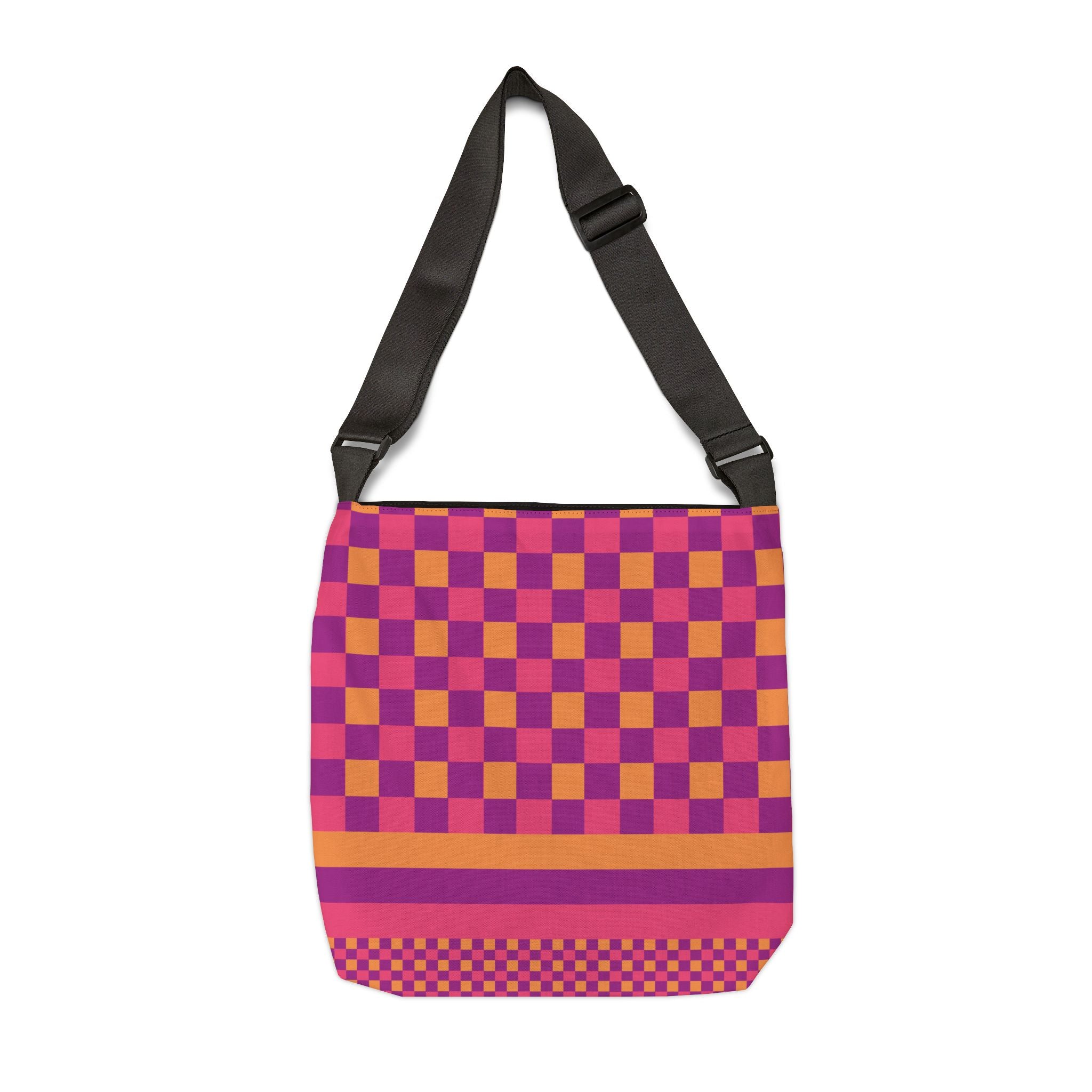 Colorblock Geometric Tote Bag