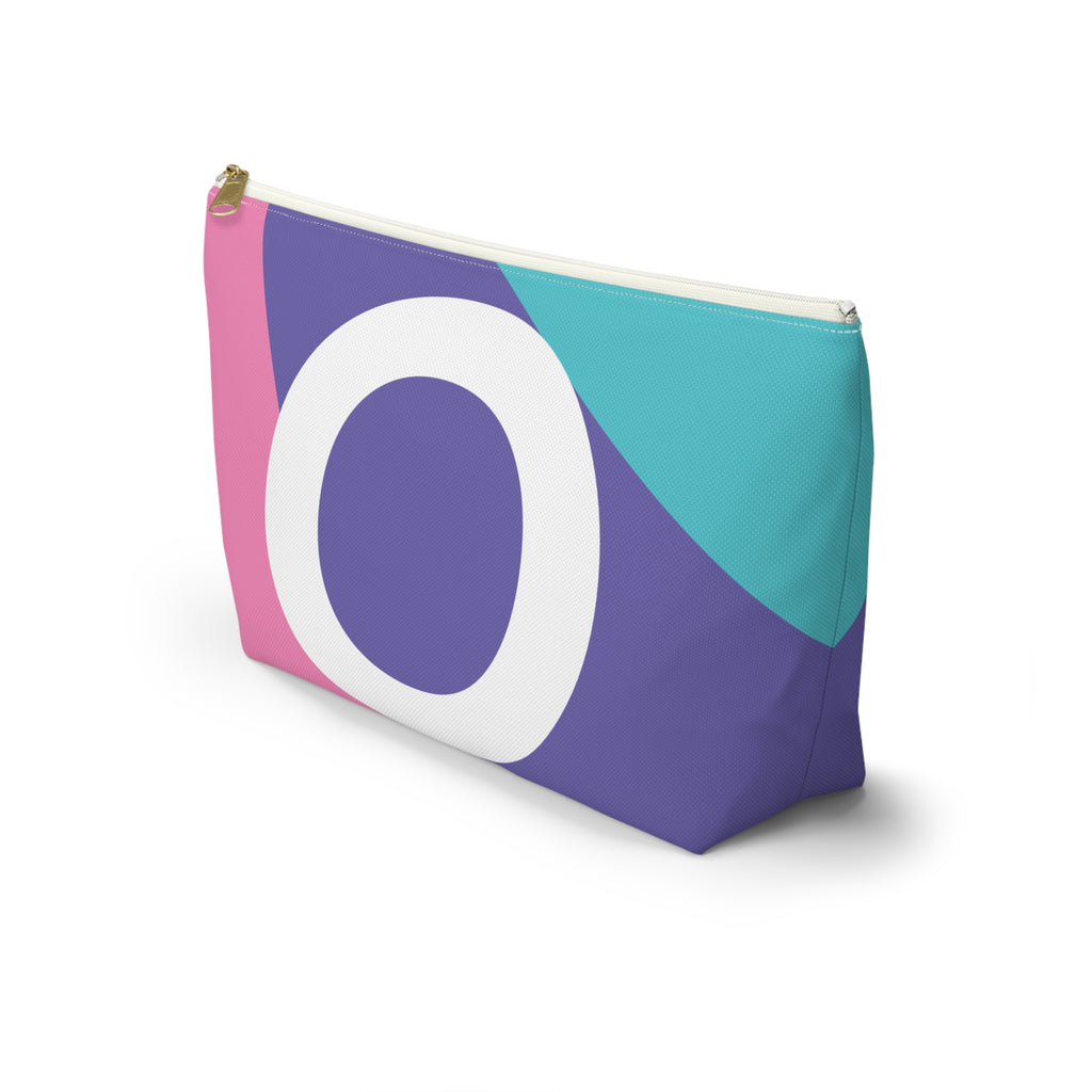 Colorblock Accessory Pouch — Monogram O T-Bottom Cosmetic Bag