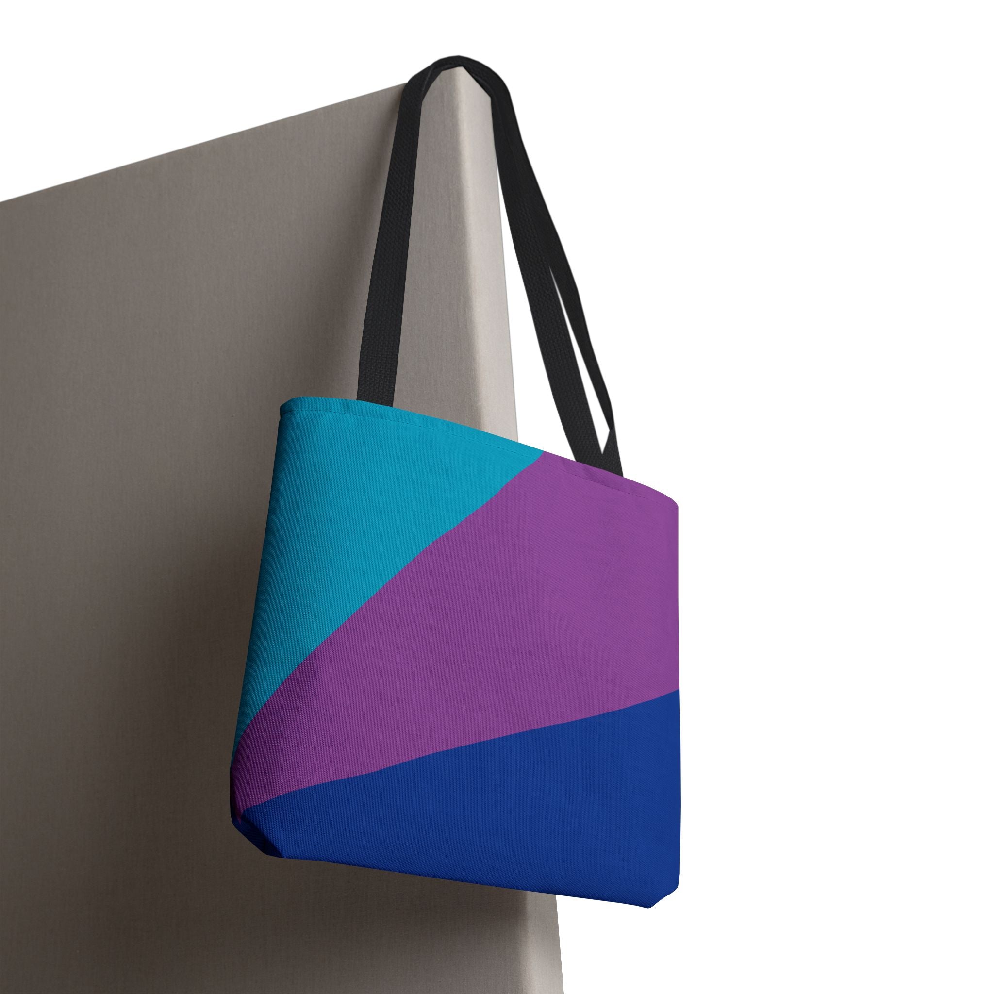 Colorblock Tote Bag
