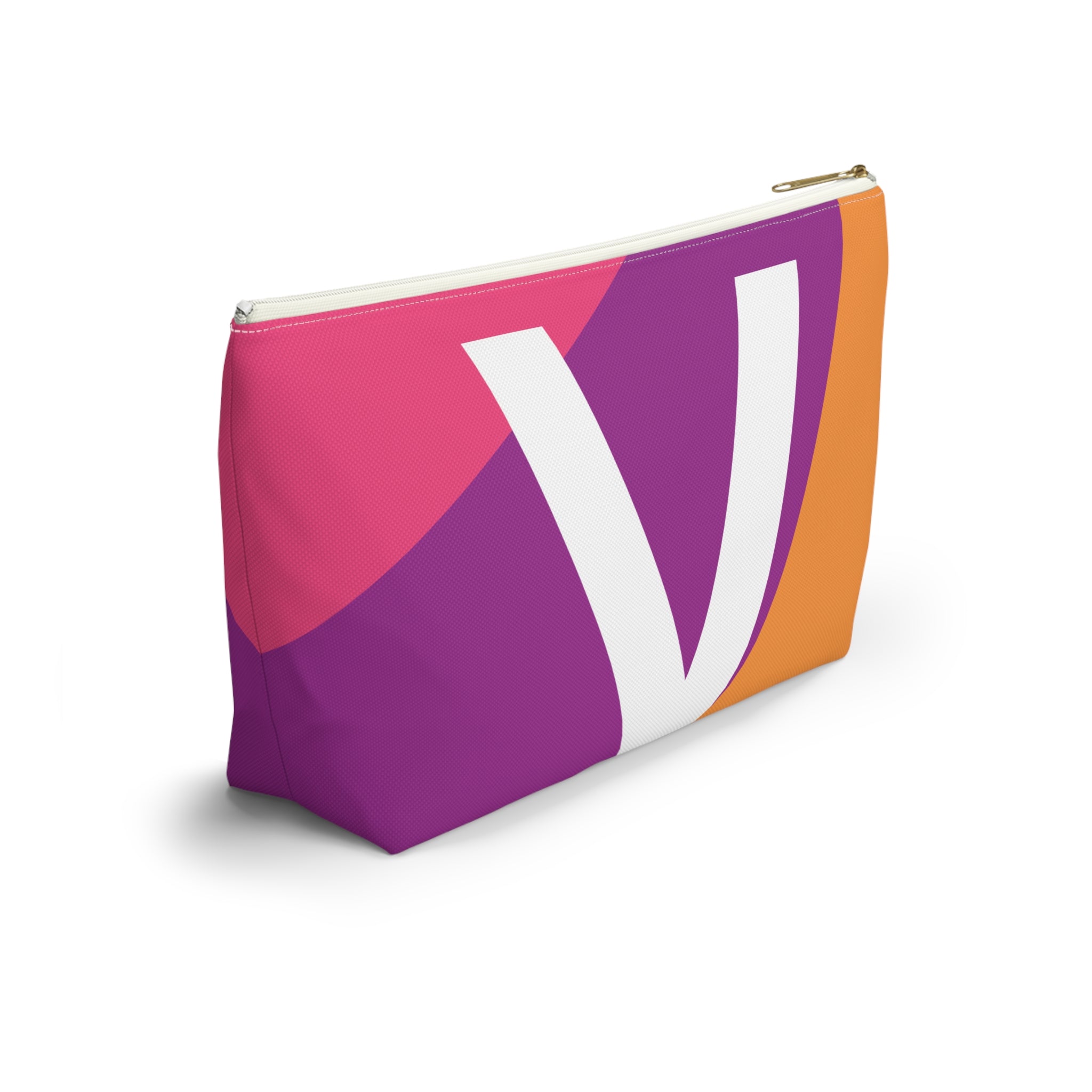 Colorblock Accessory Pouch — Monogram V T-Bottom Cosmetic Bag
