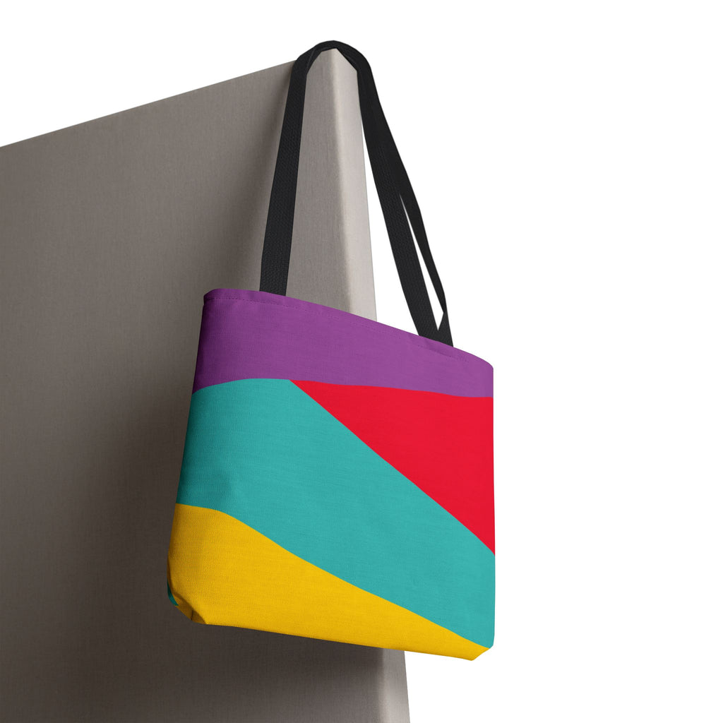 Colorblock Tote Bag