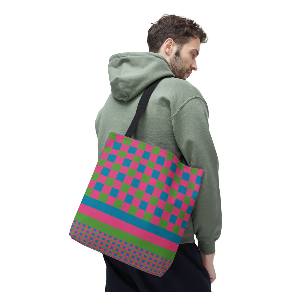 Colorblock Tote Bag