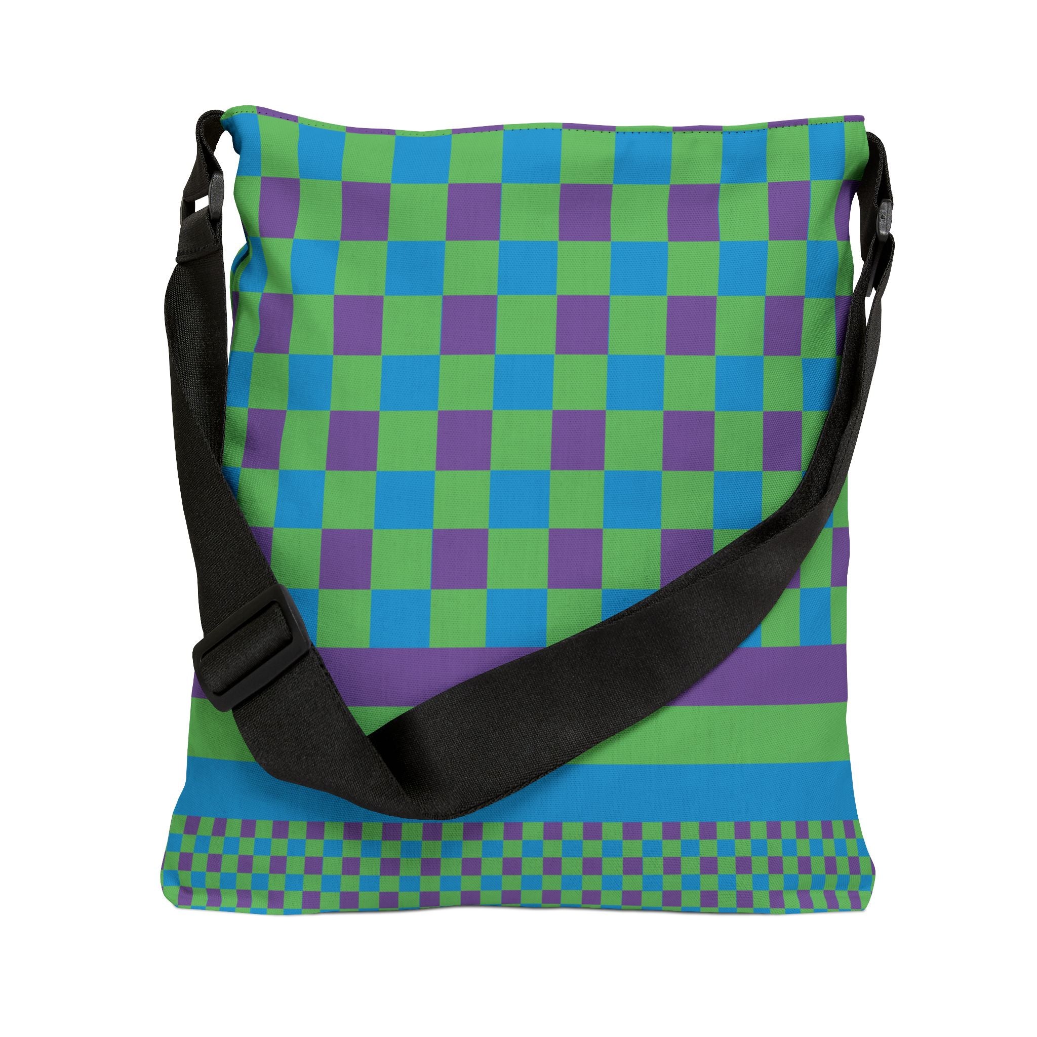 Colorblock Geometric Tote Bag