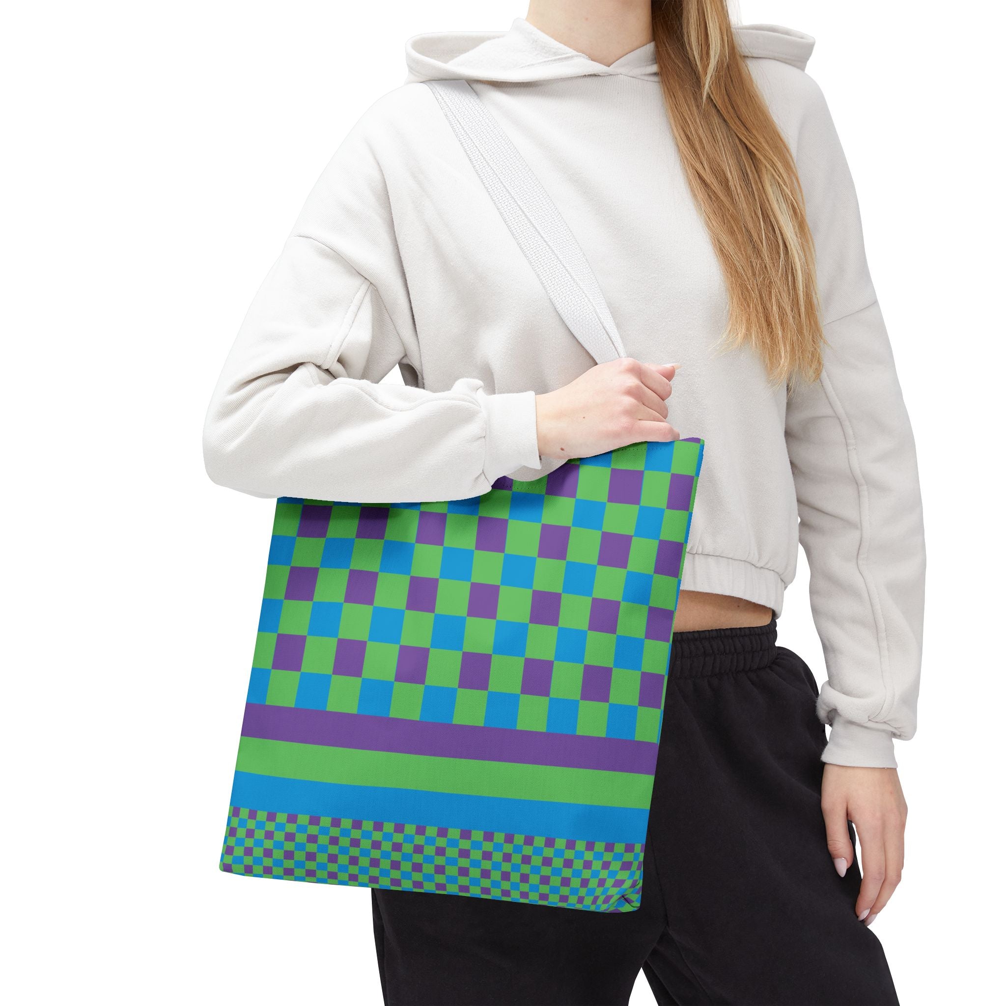 Colorblock Tote Bag