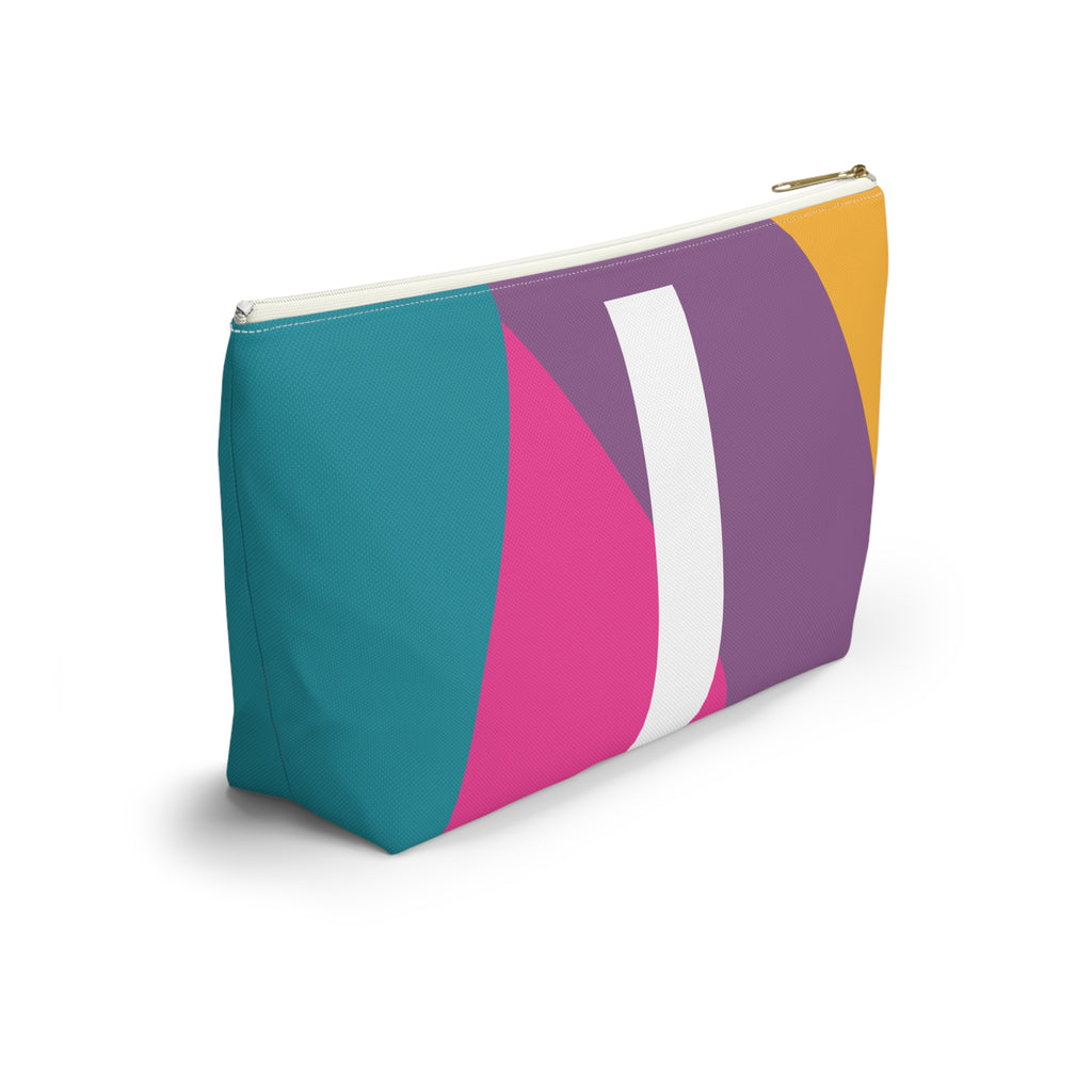 Colorblock Accessory Pouch — Monogram I T-Bottom Cosmetic Bag