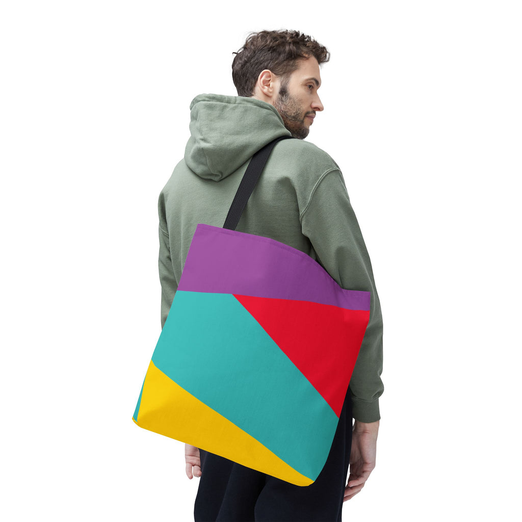 Colorblock Tote Bag
