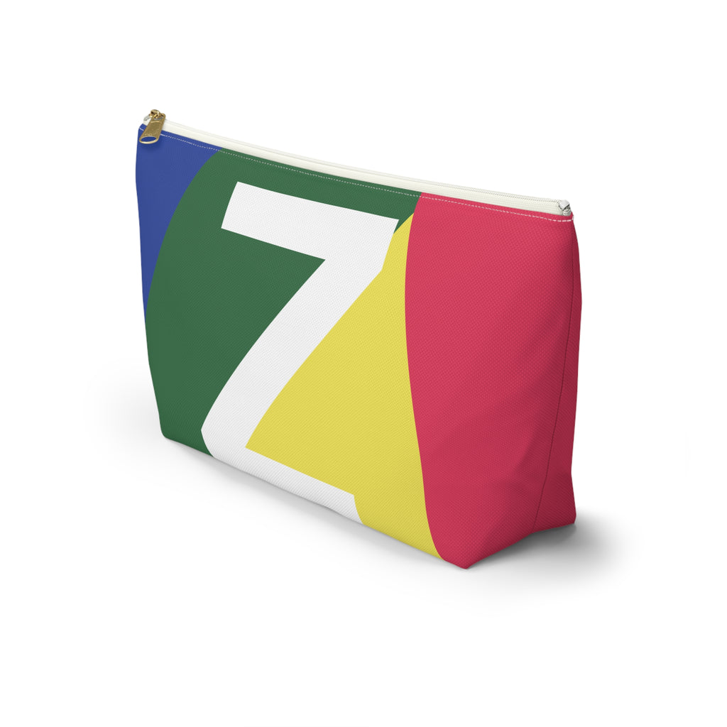 Colorblock Accessory Pouch — Monogram Z T-Bottom Cosmetic Bag