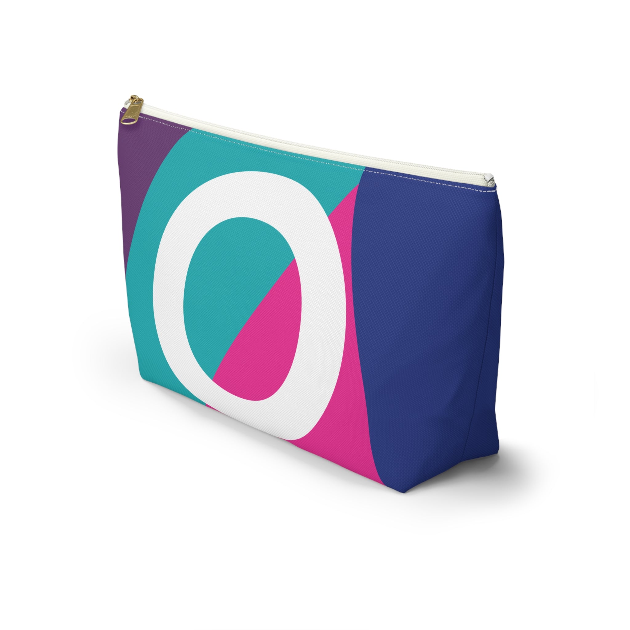 Colorblock Accessory Pouch — Monogram O T-Bottom Cosmetic Bag