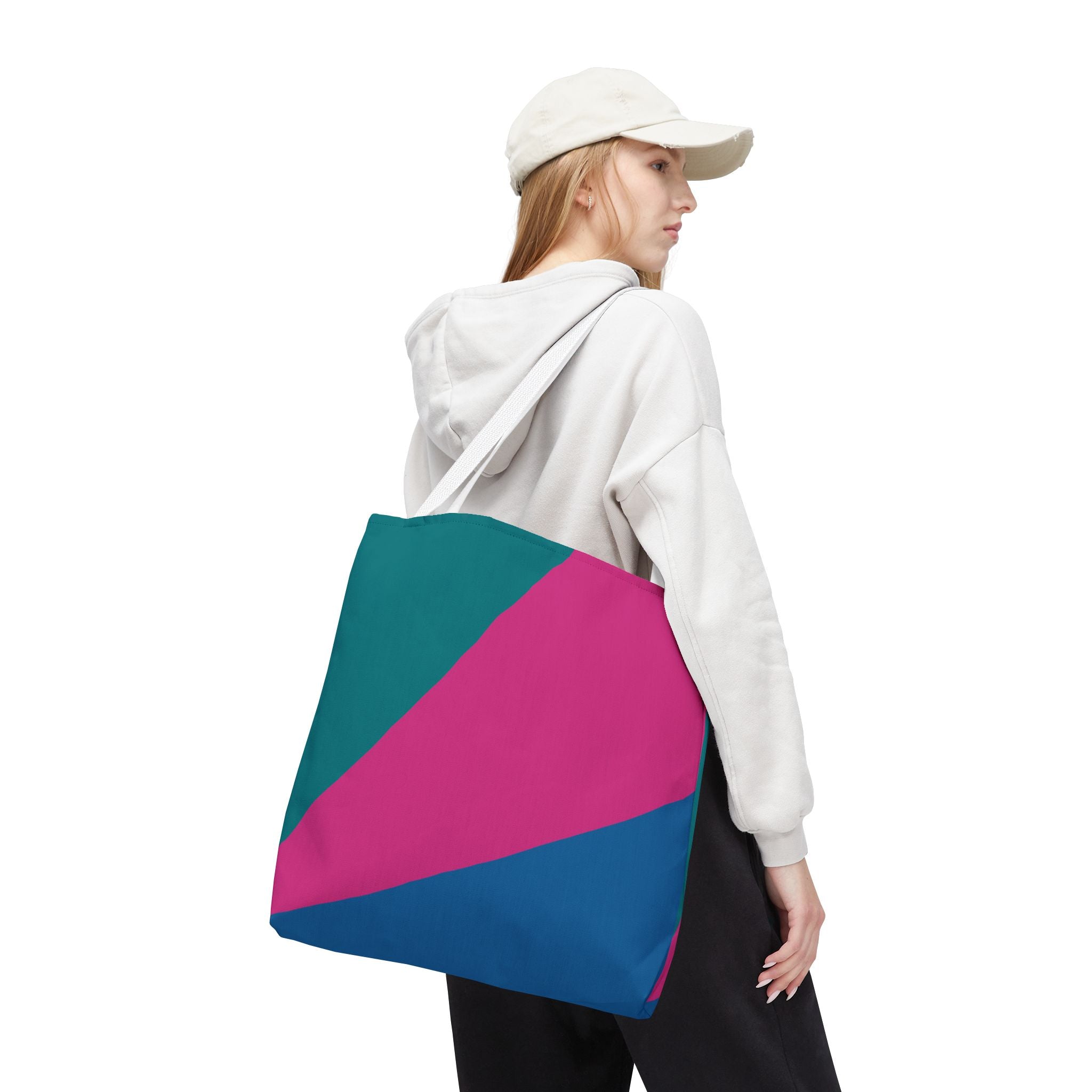 Colorblock Tote Bag