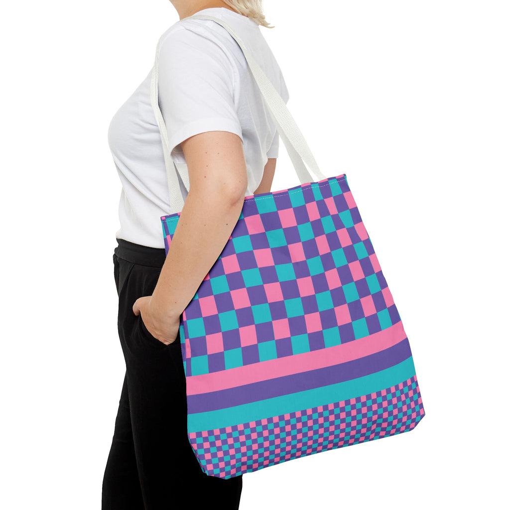 Colorblock Tote Bag