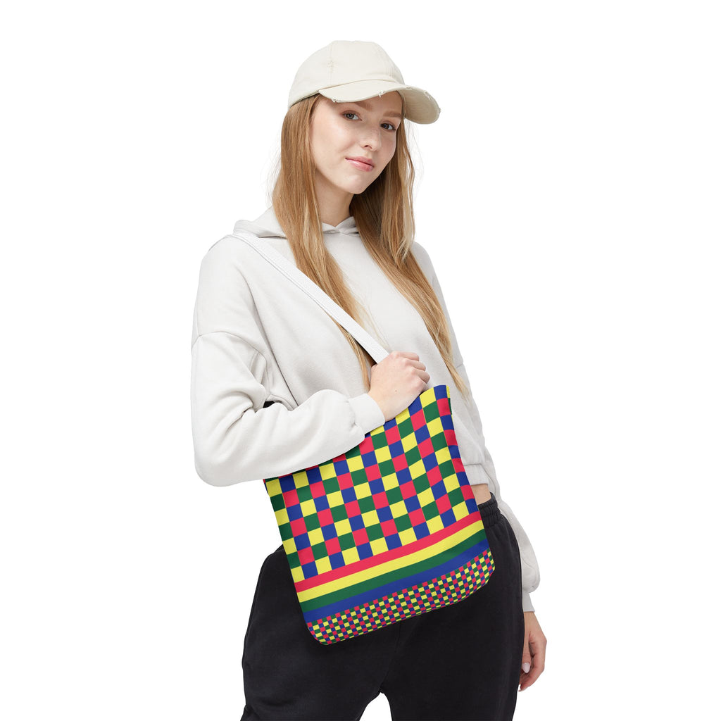 Colorblock Tote Bag