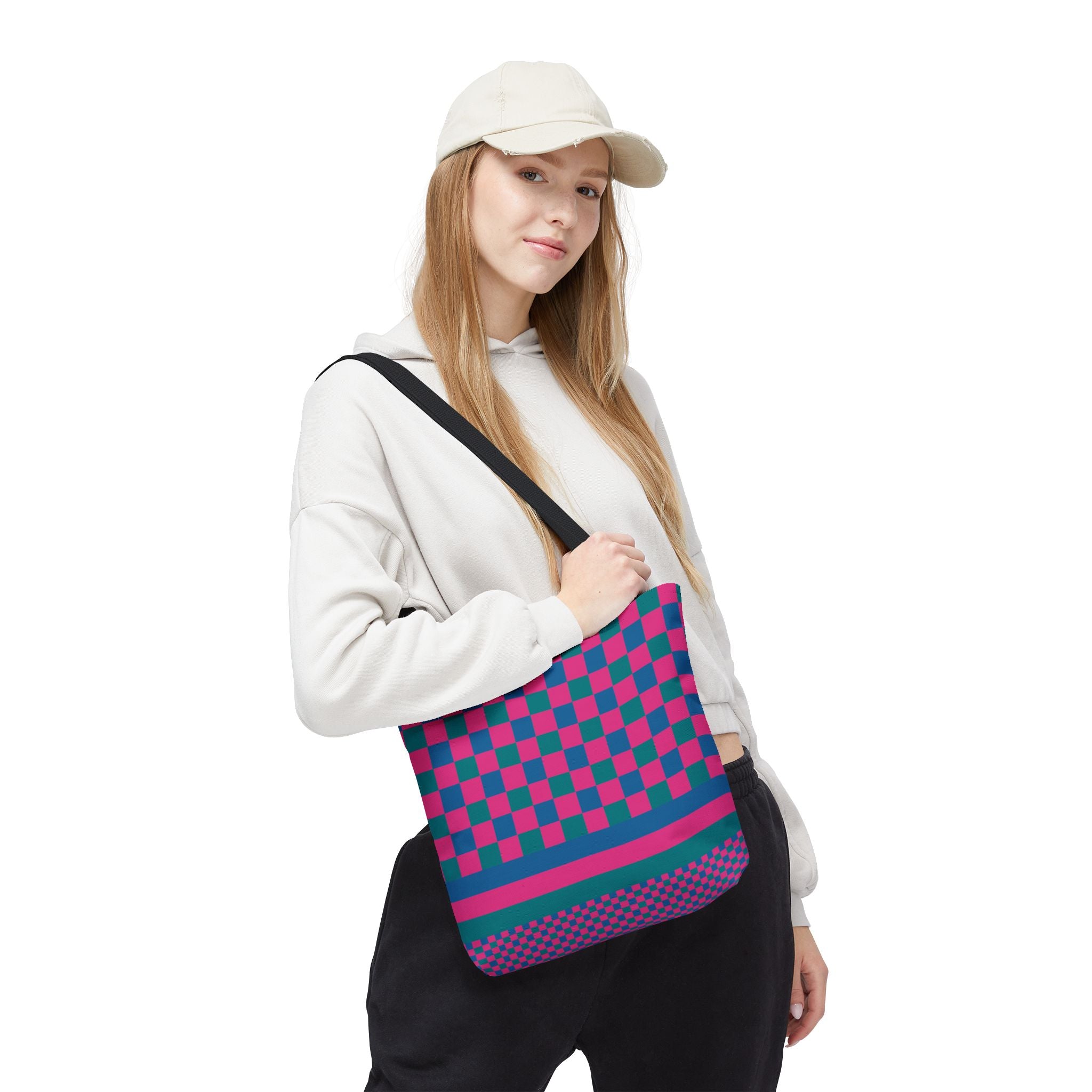Colorblock Tote Bag