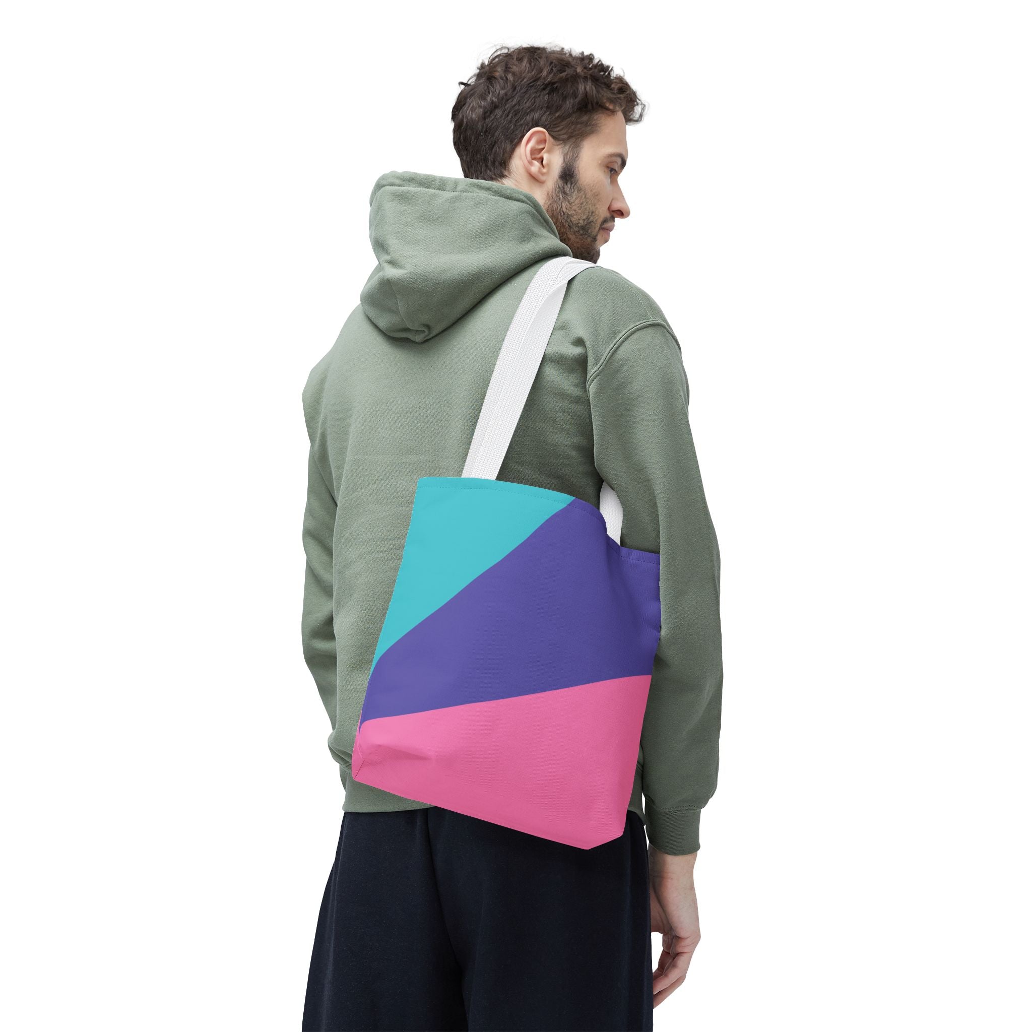 Colorblock Tote Bag