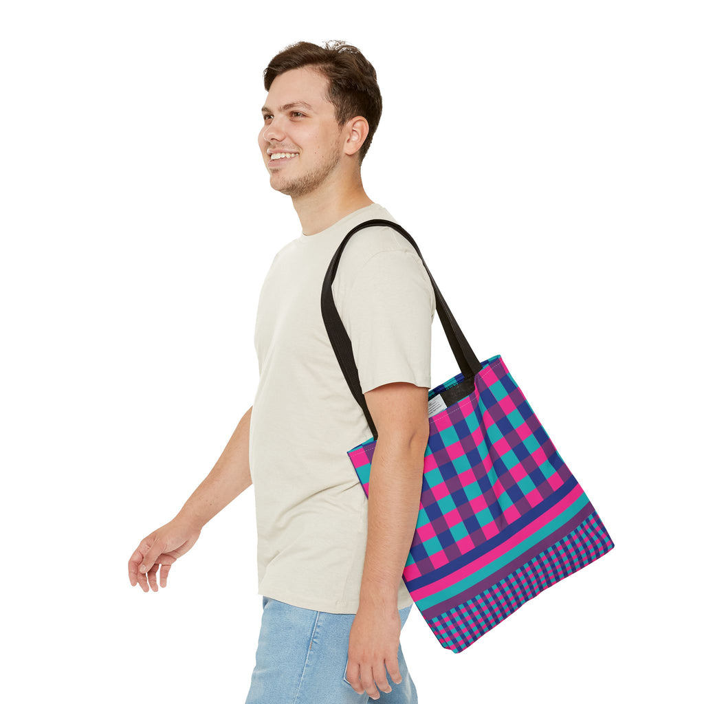 Colorblock Tote Bag