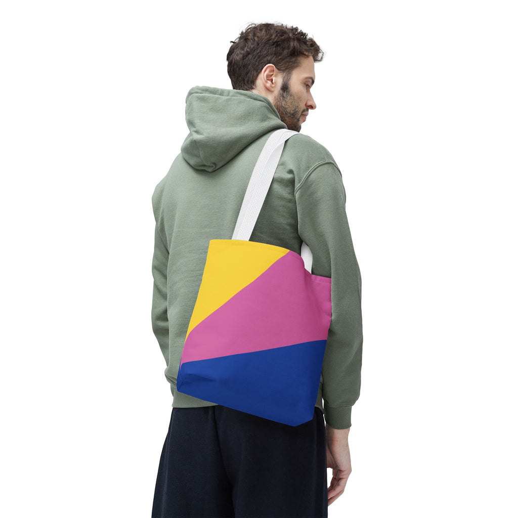 Colorblock Tote Bag