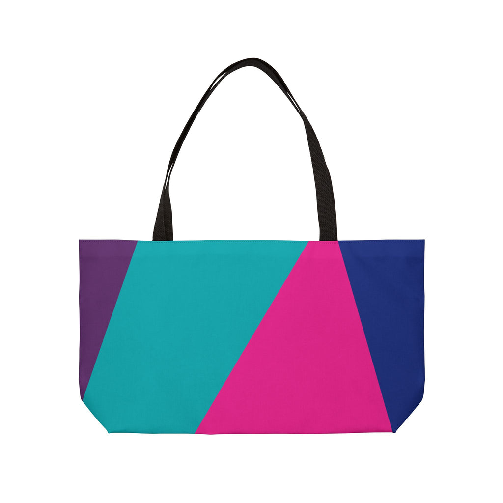 Colorblock Tote Bag