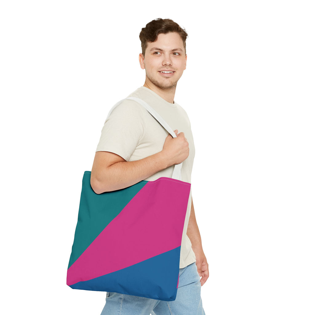 Colorblock Tote Bag