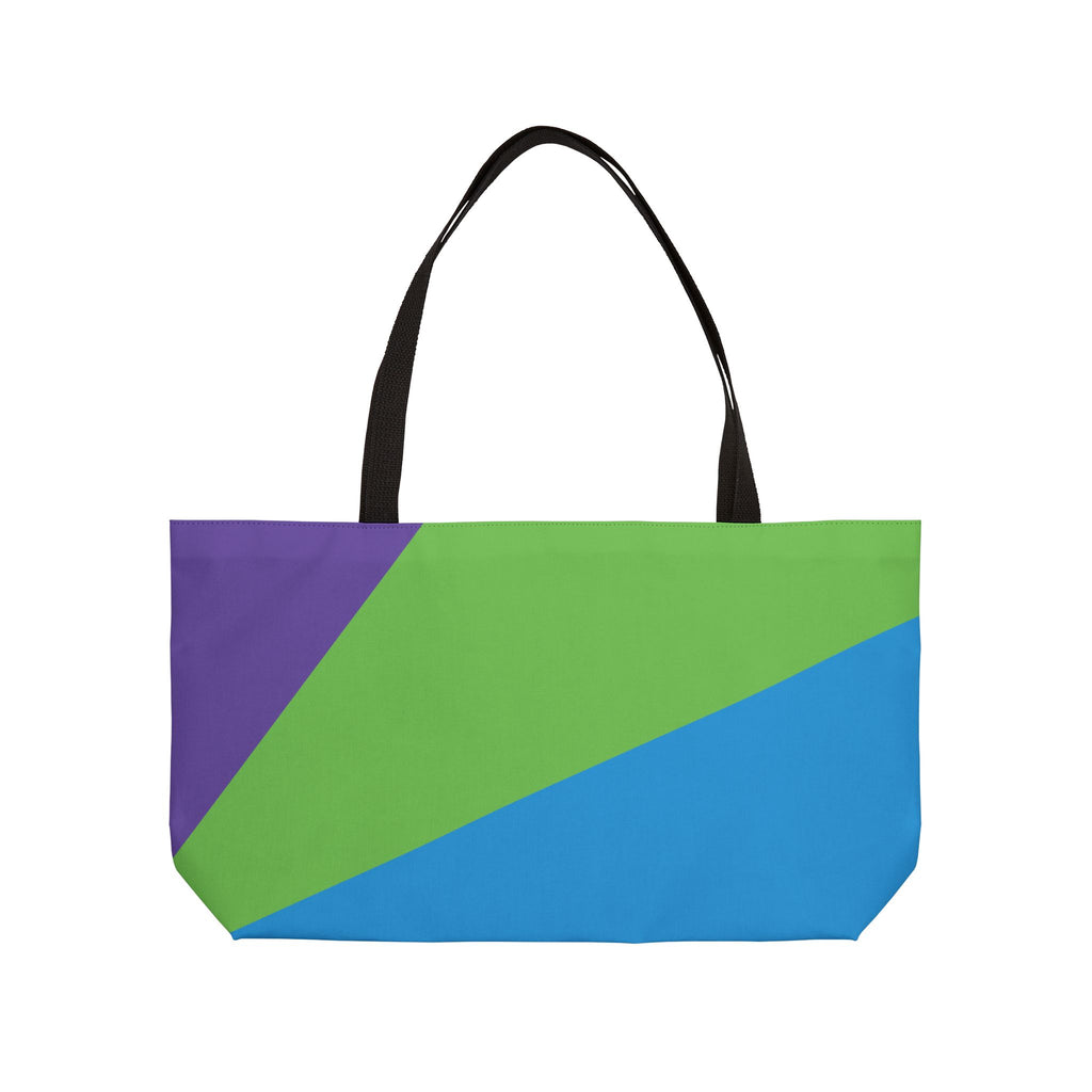 Colorblock Tote Bag