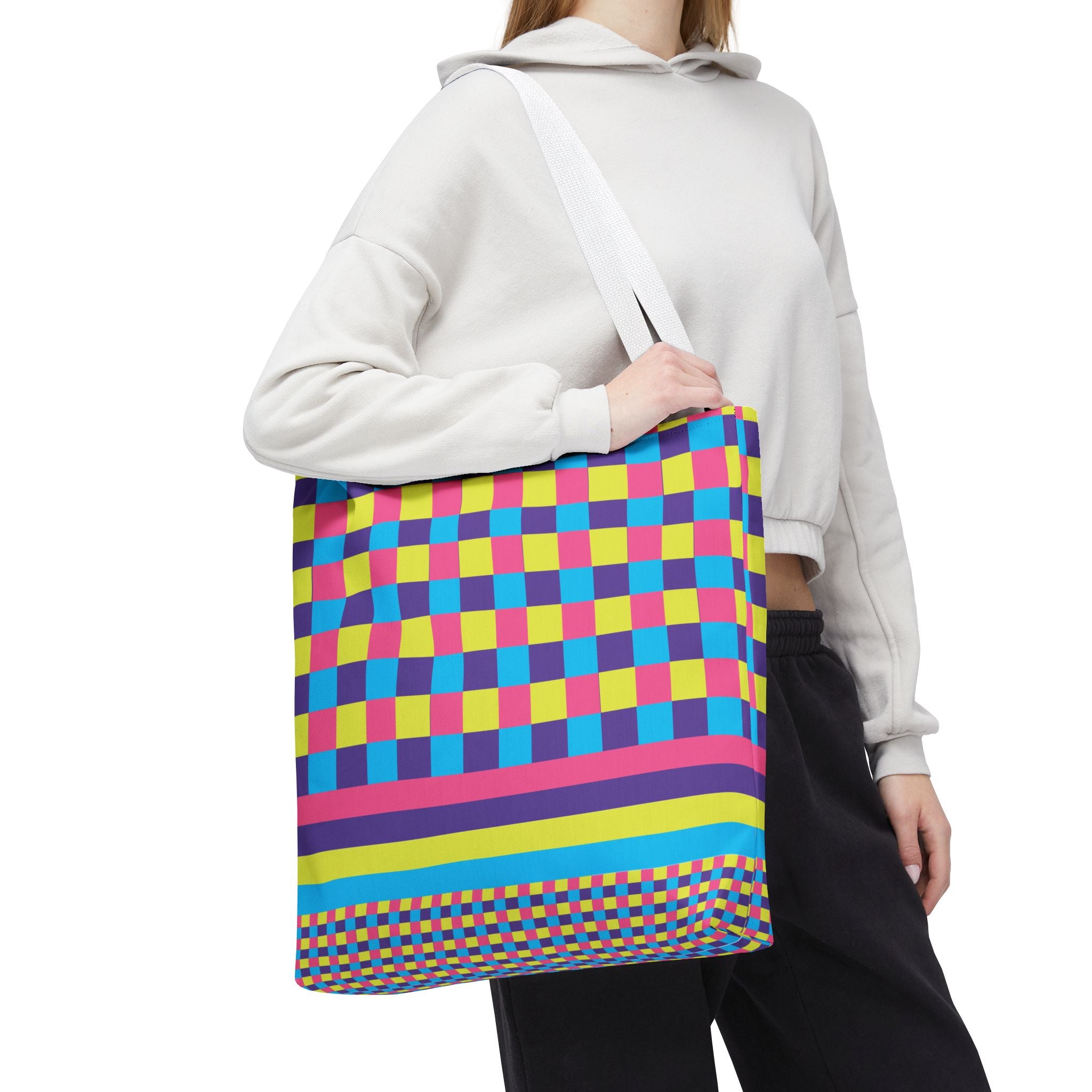 Colorblock Tote Bag