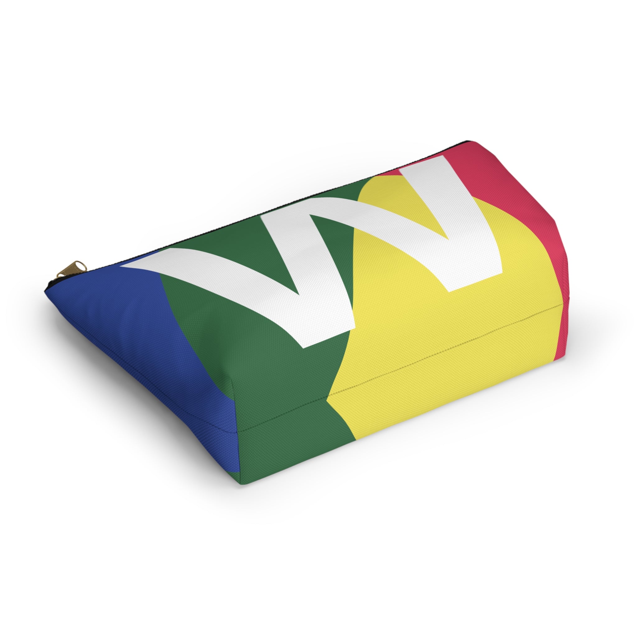 Colorblock Accessory Pouch — Monogram W T-Bottom Cosmetic Bag