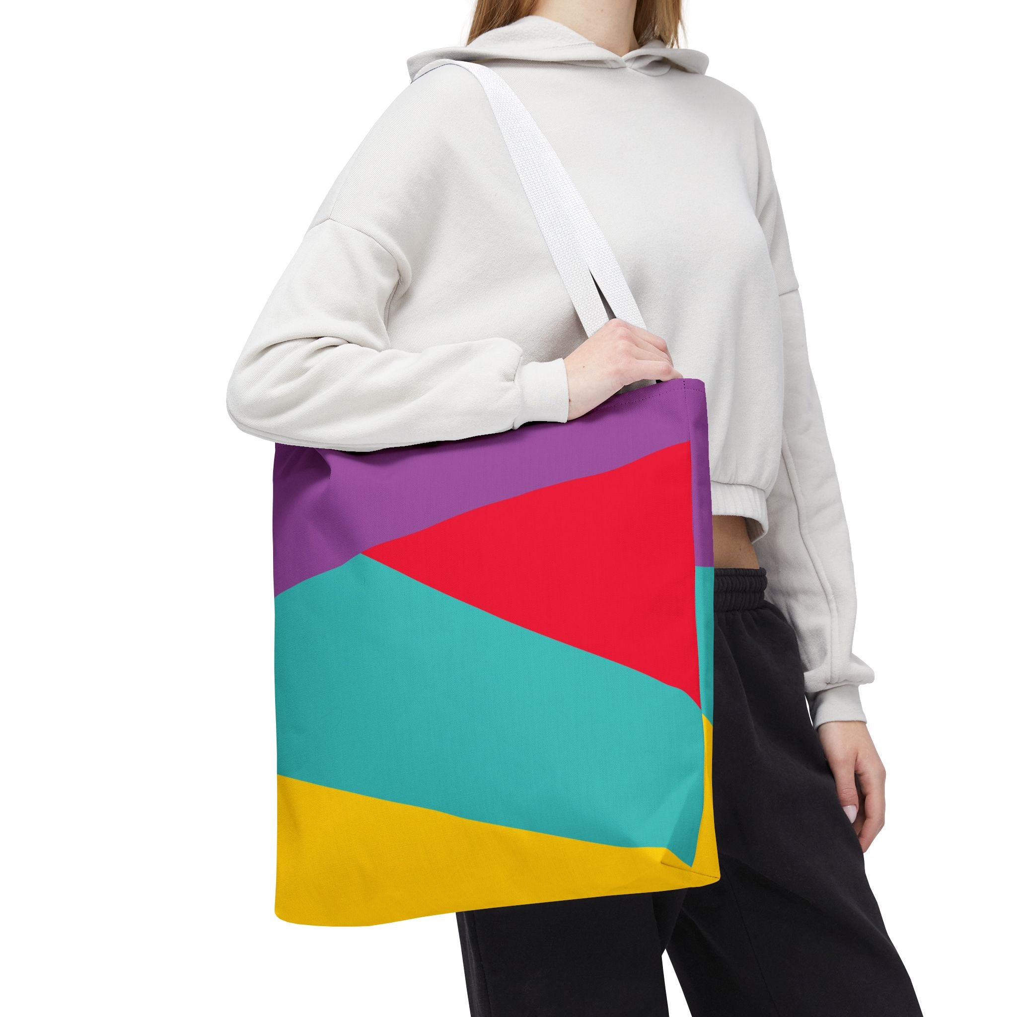 Colorblock Tote Bag