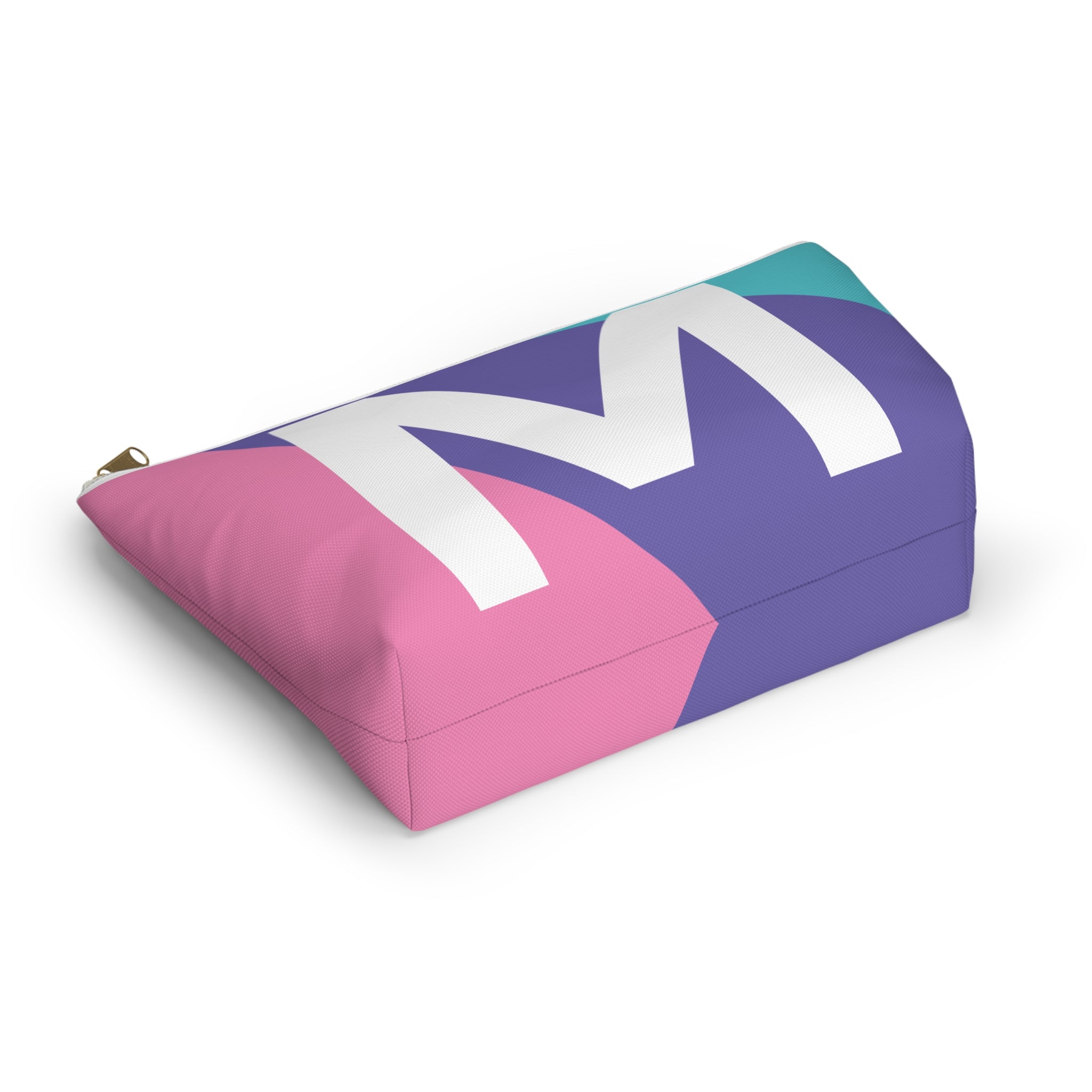 Colorblock Accessory Pouch — Monogram M T-Bottom Cosmetic Bag