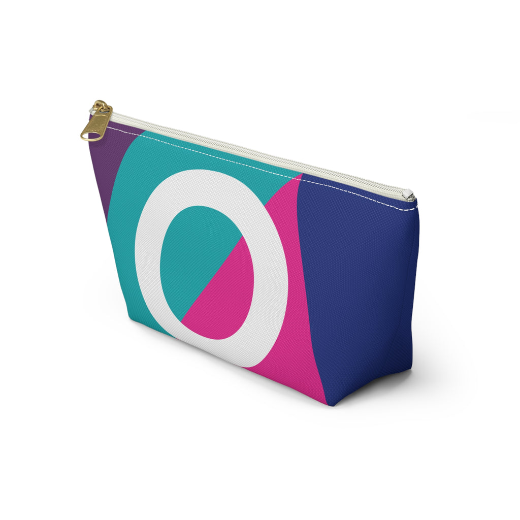 Colorblock Accessory Pouch — Monogram O T-Bottom Cosmetic Bag