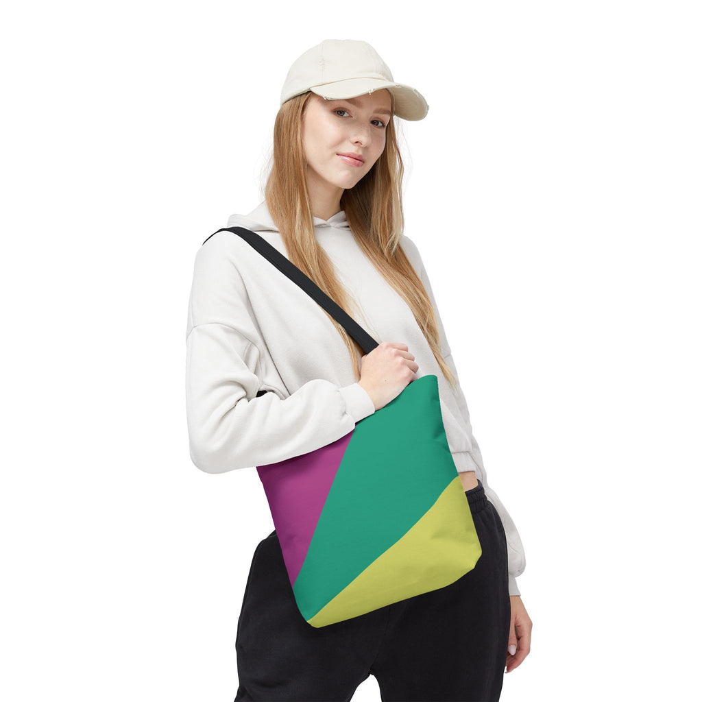 Colorblock Tote Bag