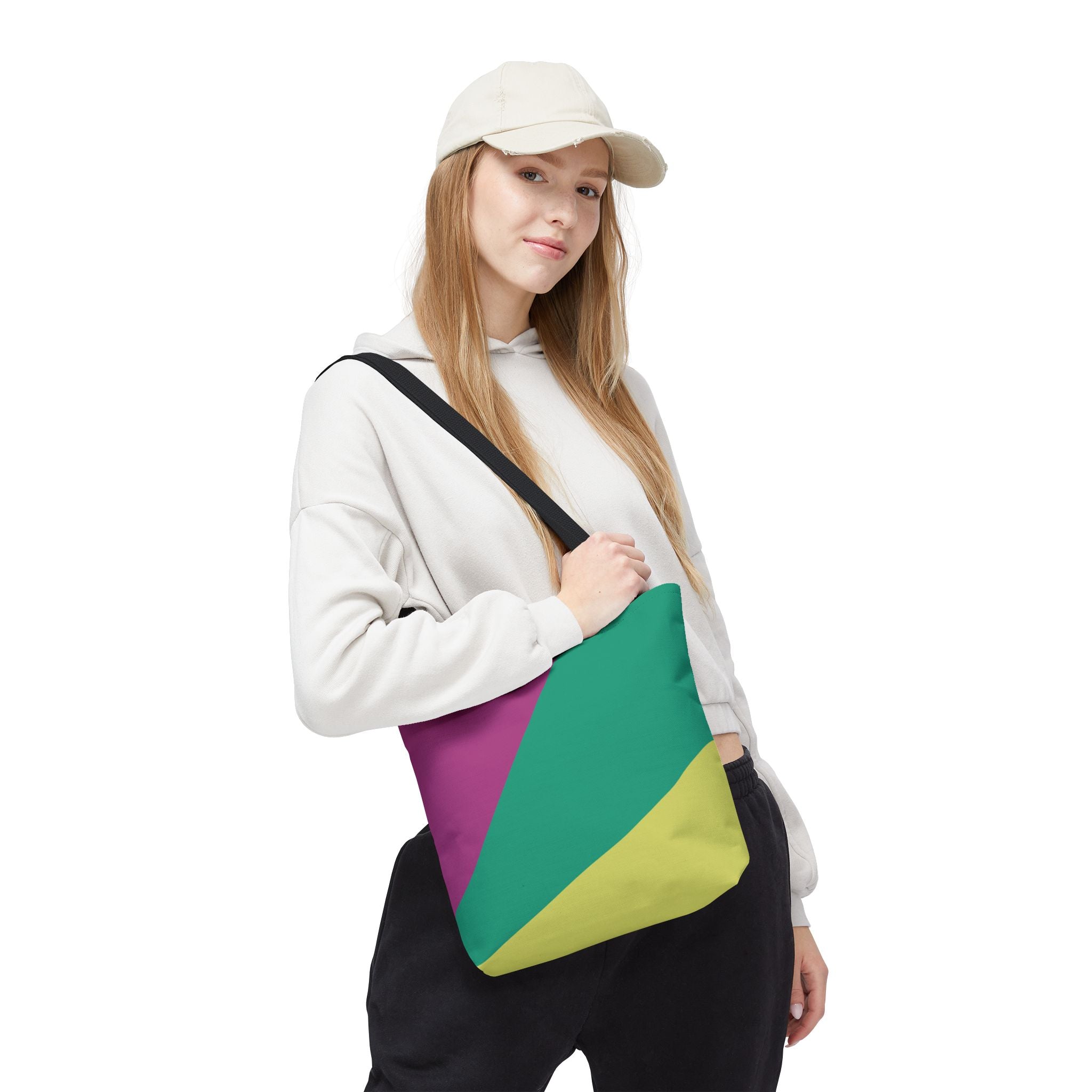 Colorblock Tote Bag