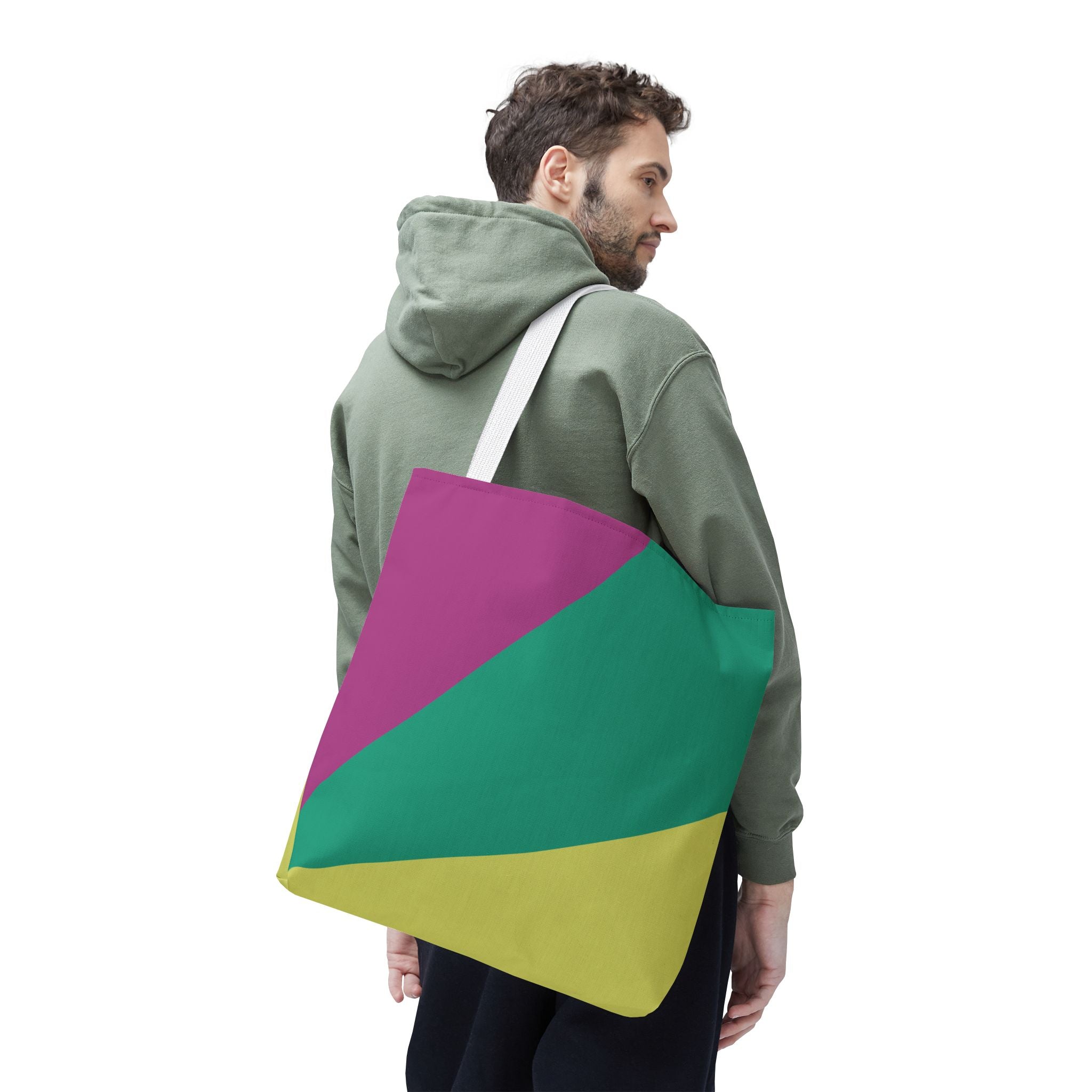 Colorblock Tote Bag