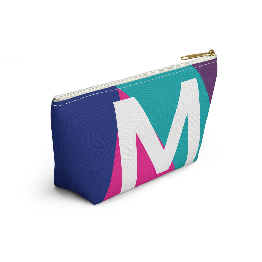 Colorblock Accessory Pouch — Monogram M T-Bottom Cosmetic Bag