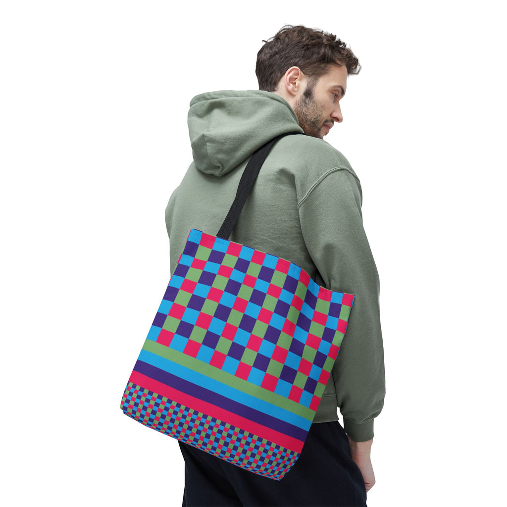 Colorblock Tote Bag