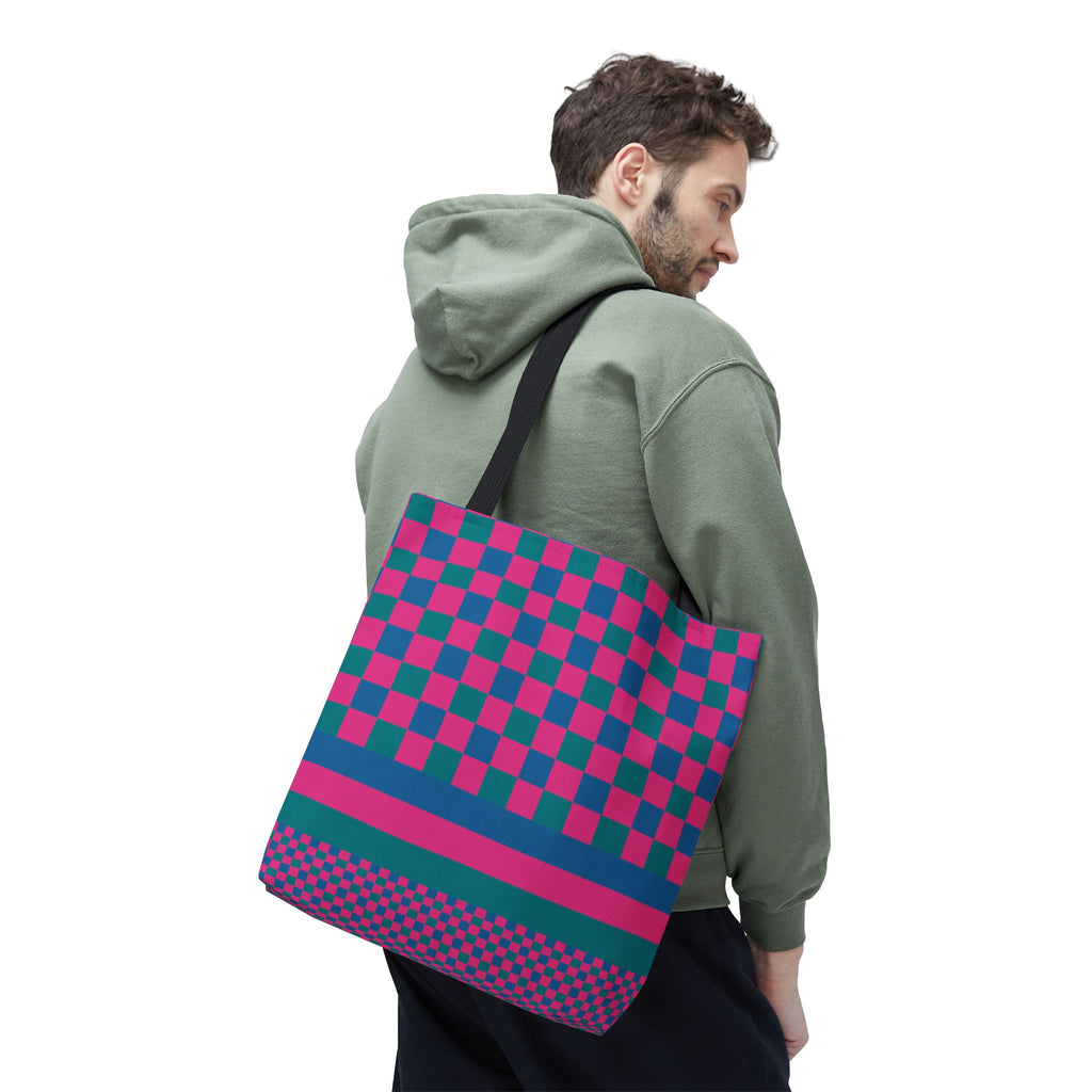 Colorblock Tote Bag