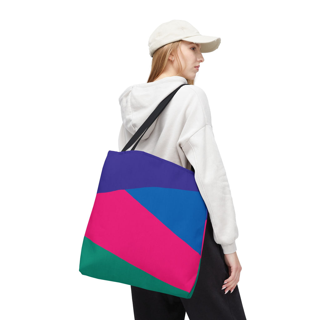 Colorblock Tote Bag