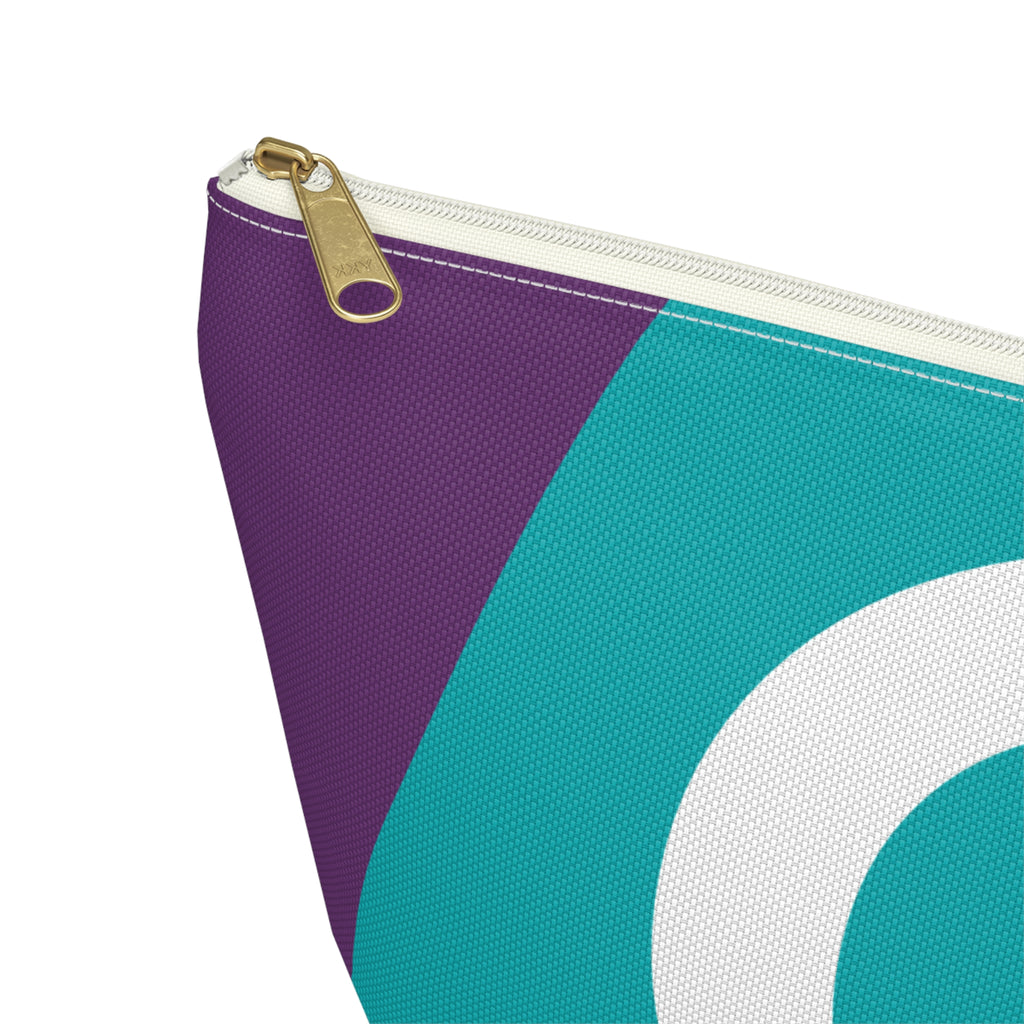 Colorblock Accessory Pouch — Monogram Q T-Bottom Cosmetic Bag