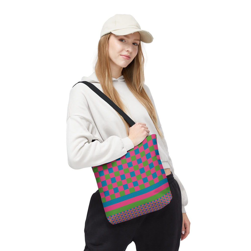 Colorblock Tote Bag