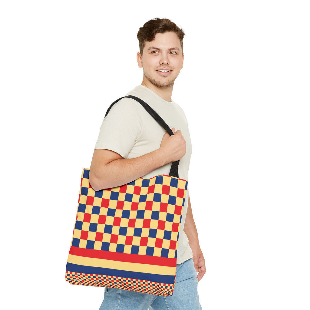 Colorblock Tote Bag