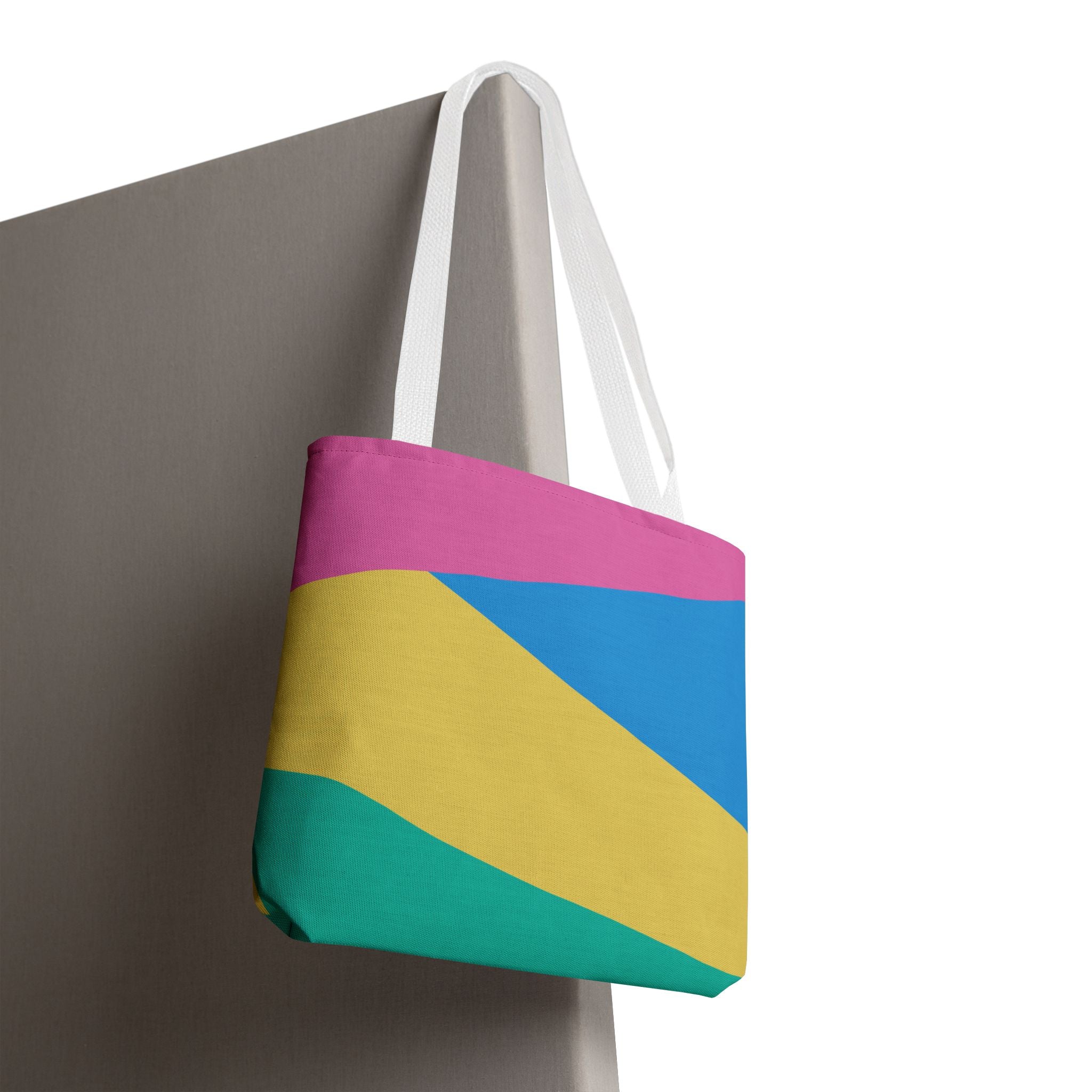 Colorblock Tote Bag