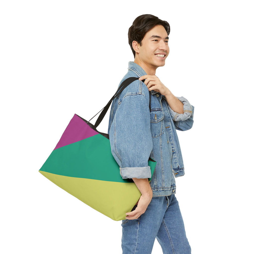 Colorblock Tote Bag