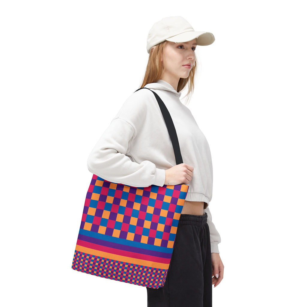 Colorblock Tote Bag