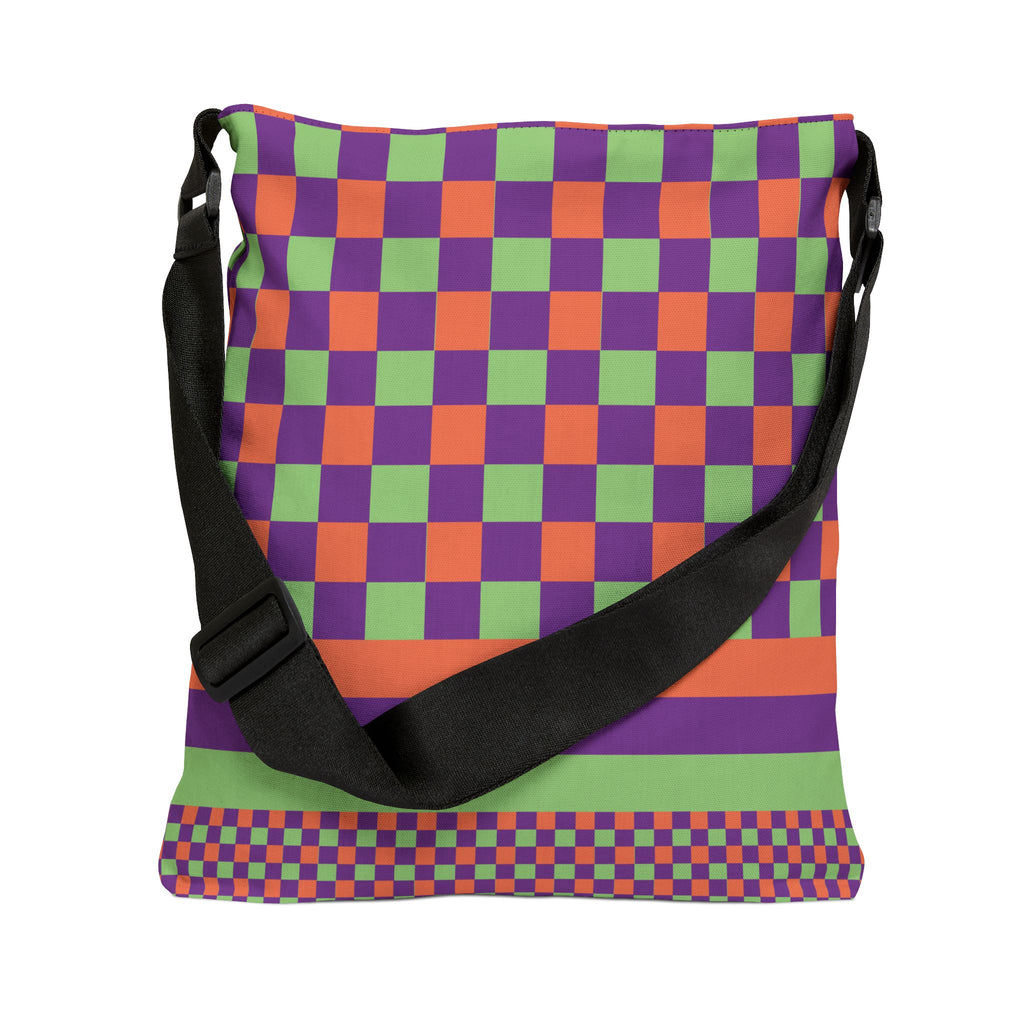 Colorblock Geometric Tote Bag