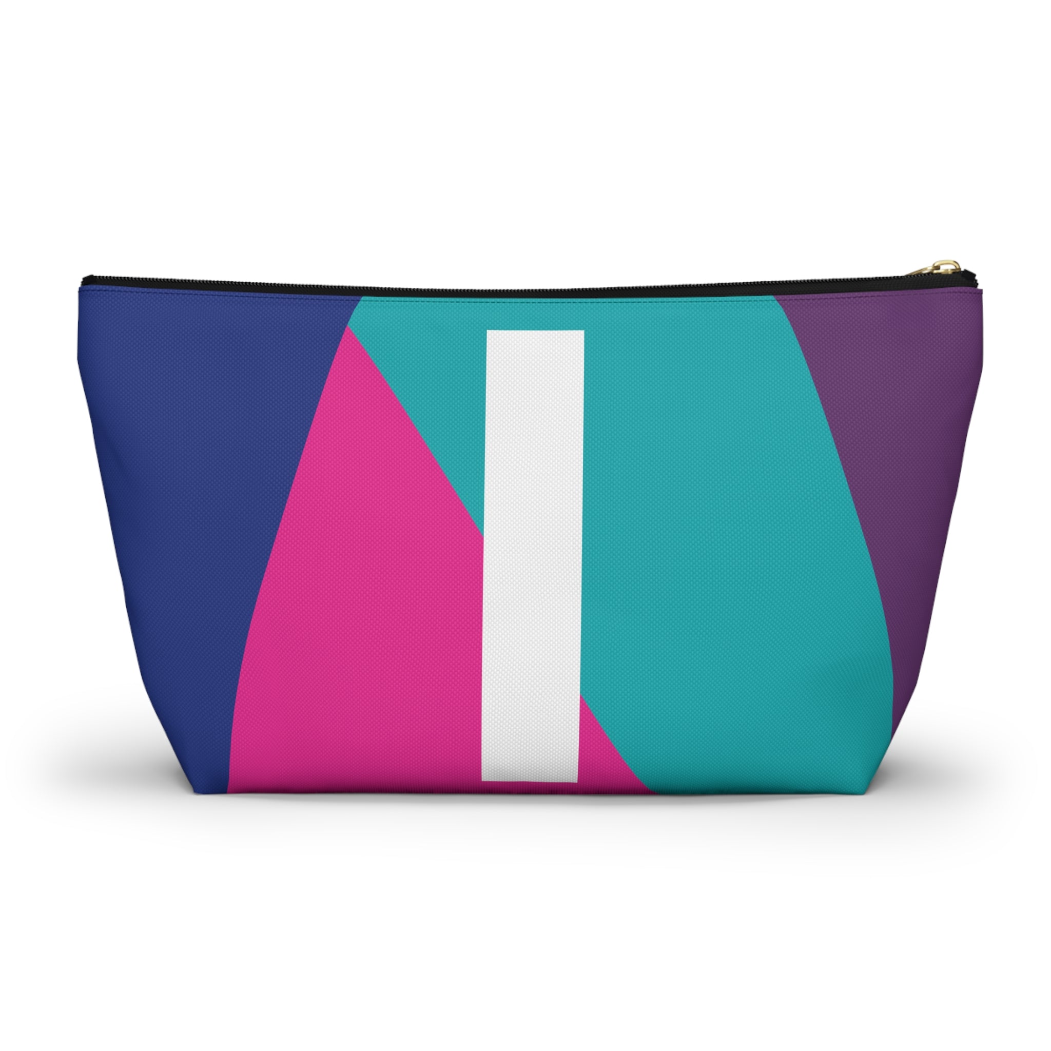 Colorblock Accessory Pouch — Monogram I T-Bottom Cosmetic Bag