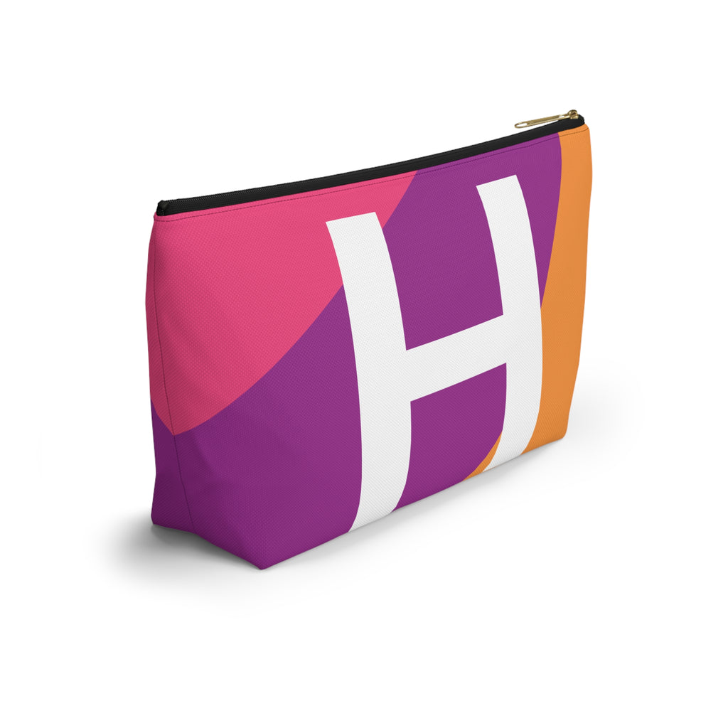 Colorblock Accessory Pouch — Monogram H T-Bottom Cosmetic Bag